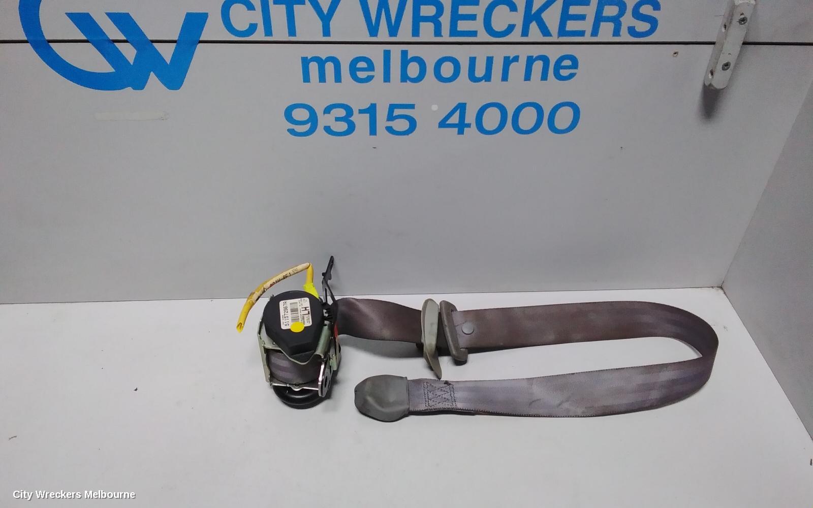 TOYOTA CAMRY SEATBELT/STALK, LH FRONT, SEAT BELT ONLY, BLACK, SK36, 08/2002 - 05/2006 - Image 1