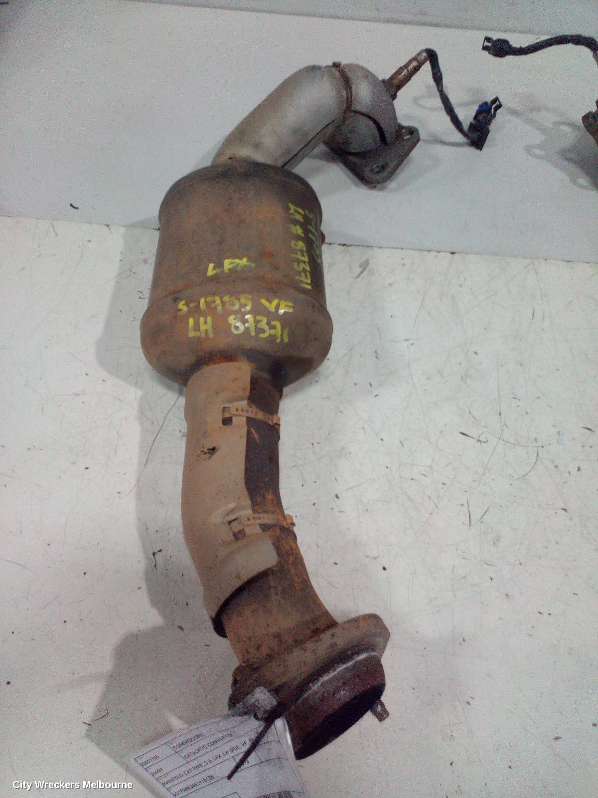 HOLDEN COMMODORE CATALYTIC CONVERTER, MANIFOLD-CAT TYPE, 3.6, LFX, LH SIDE, VF, 05/2013 - 12/2017 - Image 2