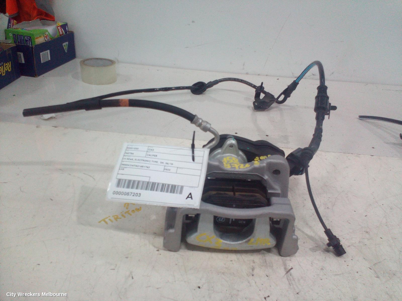 MAZDA CX3 CALIPER, LH REAR, ELECTRONIC TYPE,  DK, 06/2018 ONWARDS - Image 2