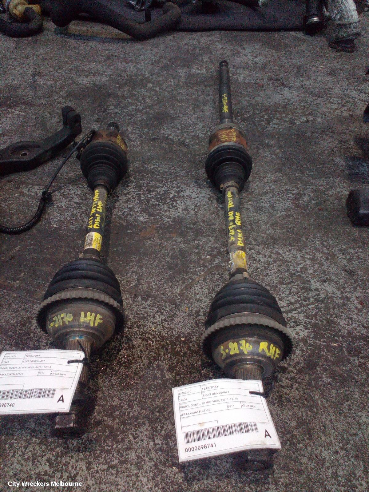 FORD TERRITORY LEFT DRIVESHAFT, FRONT, DIESEL, SZ MKI-MKII, 04/2011 - 12/2016 - Image 2