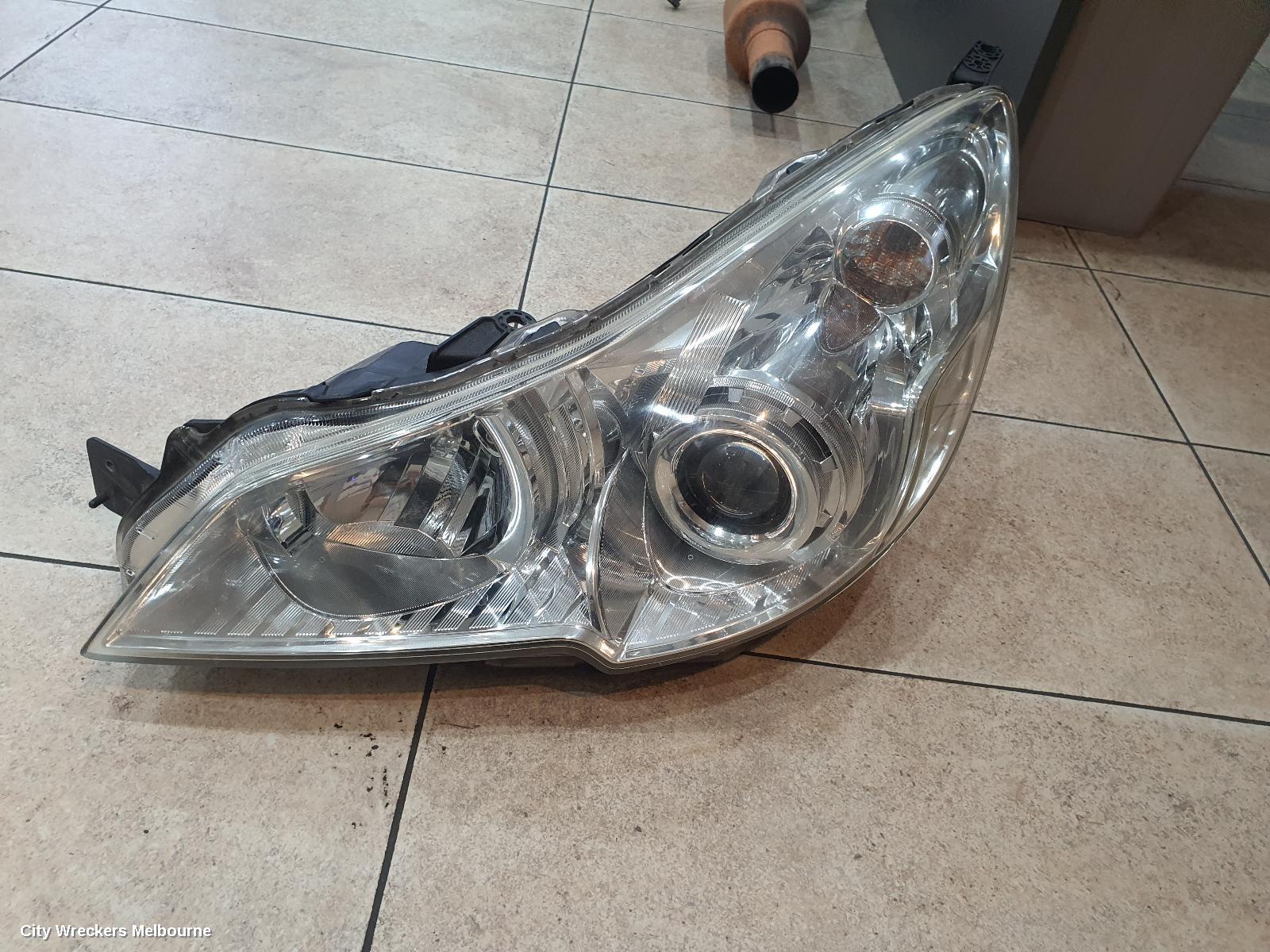 SUBARU LIBERTY LEFT HEADLAMP, 5TH GEN, 3.6R ENG, XENON TYPE, CHROME INSERT, 07/2009 - 03/2012 - Image 1