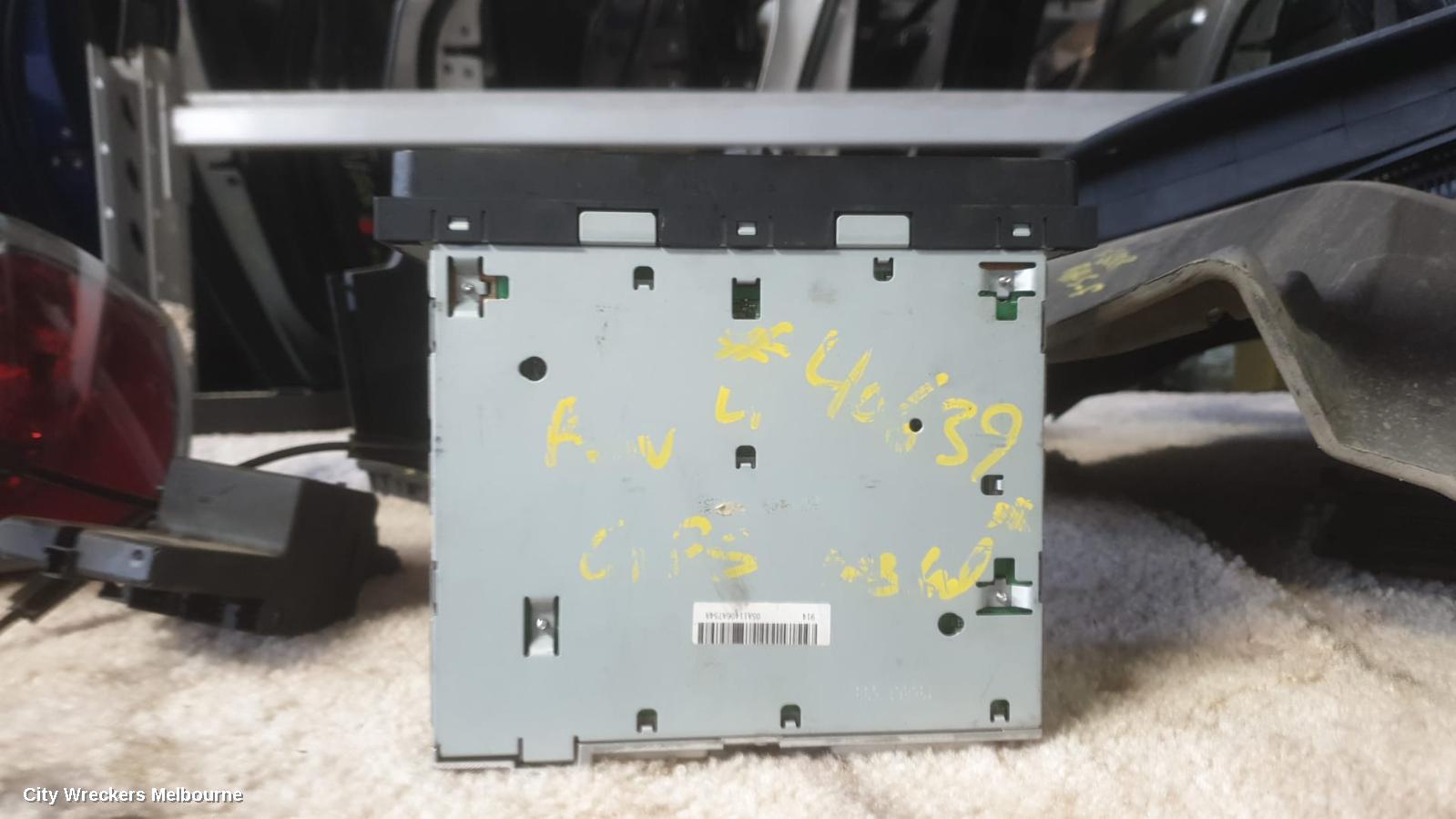 TOYOTA RAV4 RADIO/CD/DVD/SAT/TV, SINGLE DISC CD PLAYER (P/N ON FACE 32804), ACA33, 11/2005 - 11/2012 - Image 1