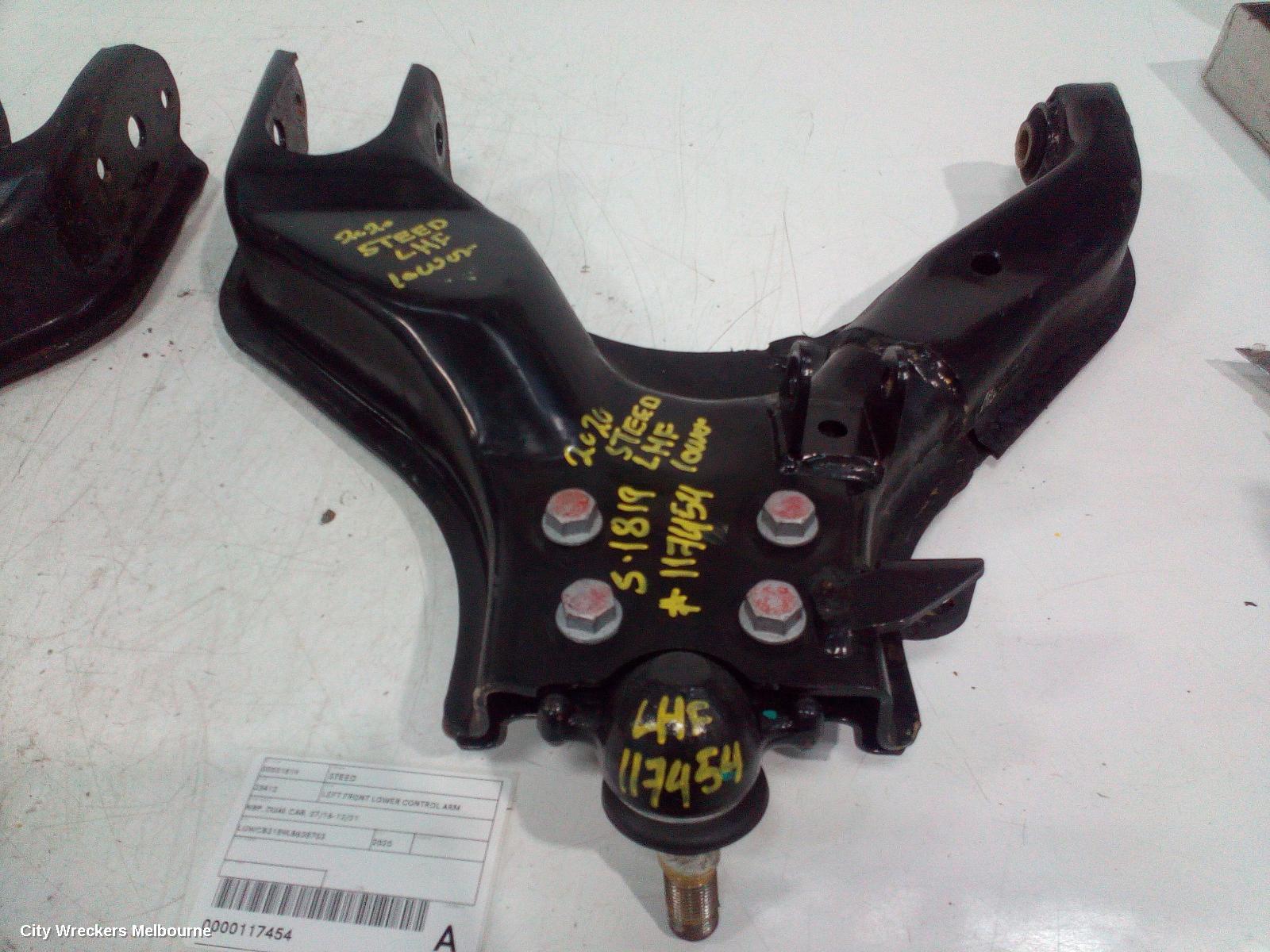 GREAT WALL STEED LEFT FRONT LOWER CONTROL ARM, NBP, DUAL CAB, 07/2016 - 12/2021 - Image 2