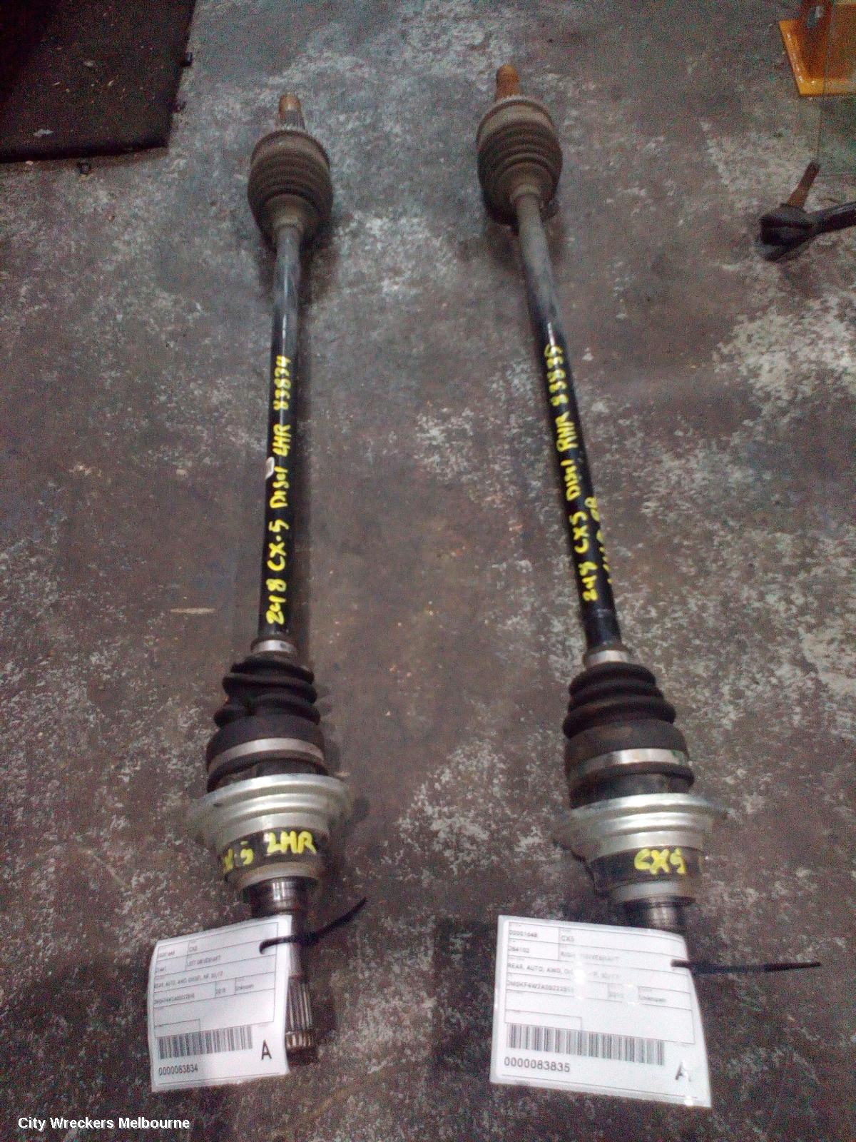 MAZDA CX5 RIGHT DRIVESHAFT, REAR, AUTO, AWD, DIESEL, KF, 02/2017 ONWARDS - Image 2