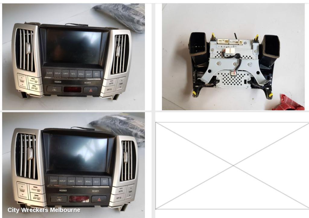 LEXUS RX SERIES RADIO/CD/DVD/SAT/TV, DISPLAY/CONTROL UNIT, 7IN, W/ SAT NAV & W/ REVERSE CAMERA TYPE, GSU3/MHU3#, 03/2006 - 11/2008 - Image 1