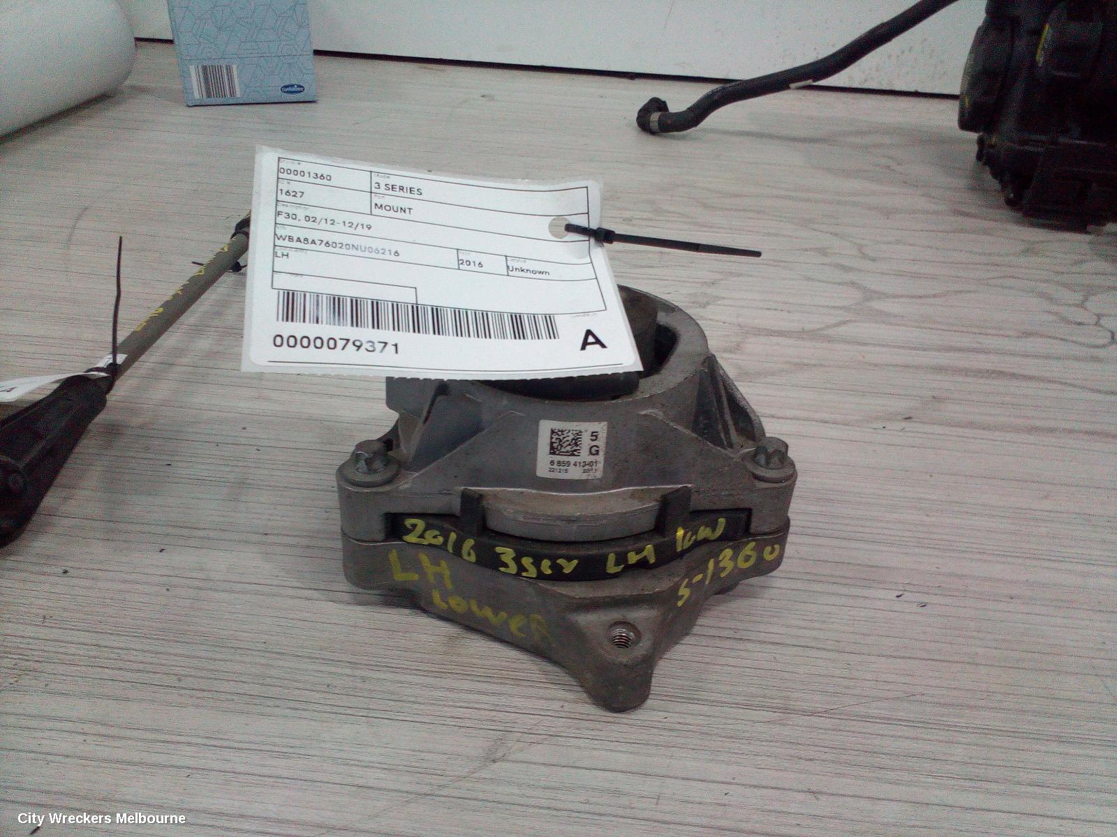 BMW 3 SERIES MOUNT, ENGINE MOUNT (LH SIDE), PETROL, 2.0, N20, F30/F31/F34, 11/2011 - 05/2016 - Image 2