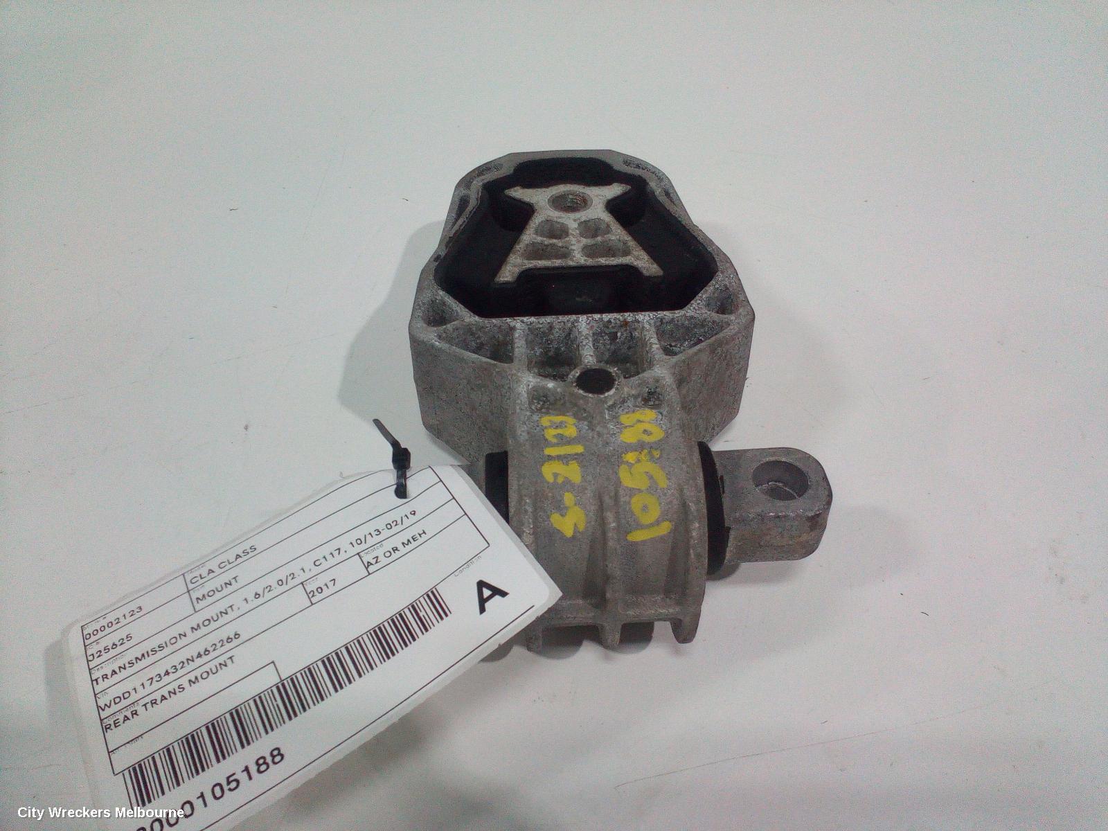 MERCEDES CLA CLASS MOUNT, TRANSMISSION MOUNT, 1.6/2.0/2.1, C117, 10/2013 - 02/2019 - Image 1
