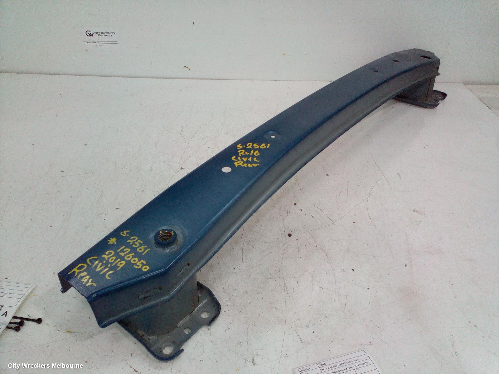 HONDA CIVIC R/BAR BRACKET/REINFO, MAIN REINFORCEMENT, 10TH GEN, HATCH, VTI/VTI-S/VTI-L/VTI-LX, 02/2017 - 08/2021 - Image 2