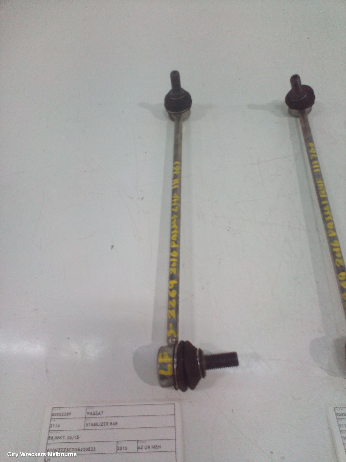 VOLKSWAGEN PASSAT STABILISER BAR, B8/MK7, 06/2015 - 05/2023 - Image 2