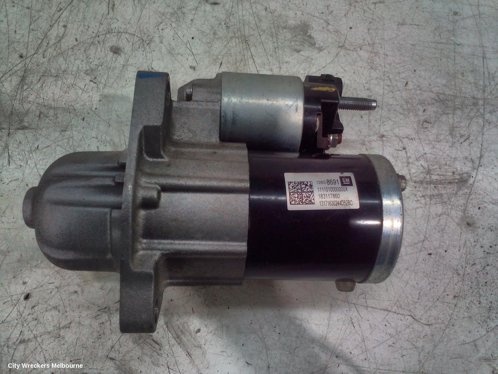 HOLDEN ASTRA STARTER, PETROL, 1.4, TURBO, BK-BL, 09/2016 - 12/2020 - Image 2