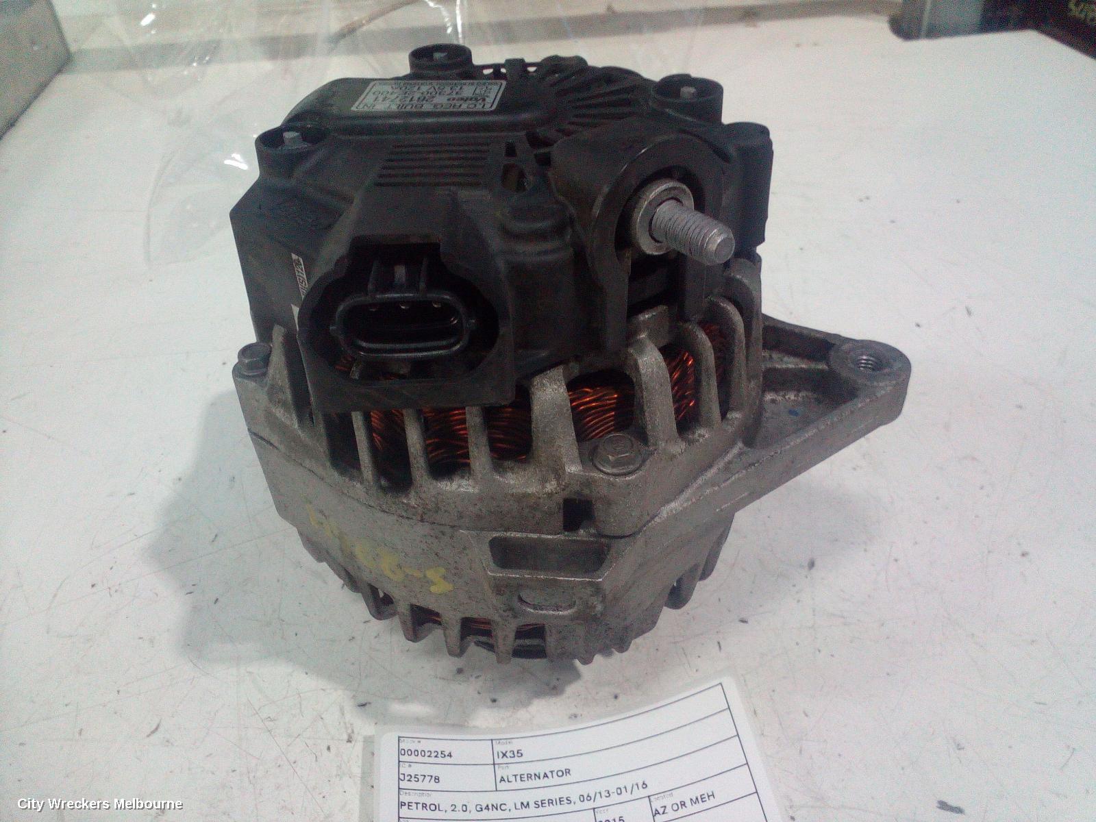 HYUNDAI IX35 ALTERNATOR, PETROL, 2.0, G4NC, LM SERIES, 06/2013 - 01/2016 - Image 3