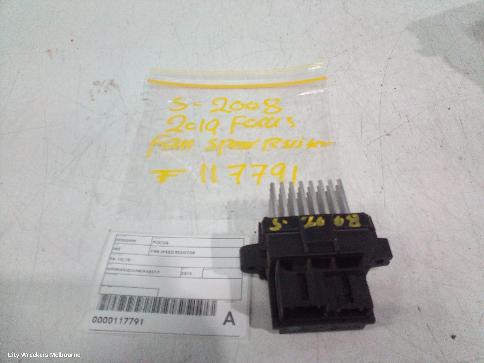 FORD FOCUS FAN SPEED RESISTOR, SA, 10/2018 - 12/2024 - Image 1