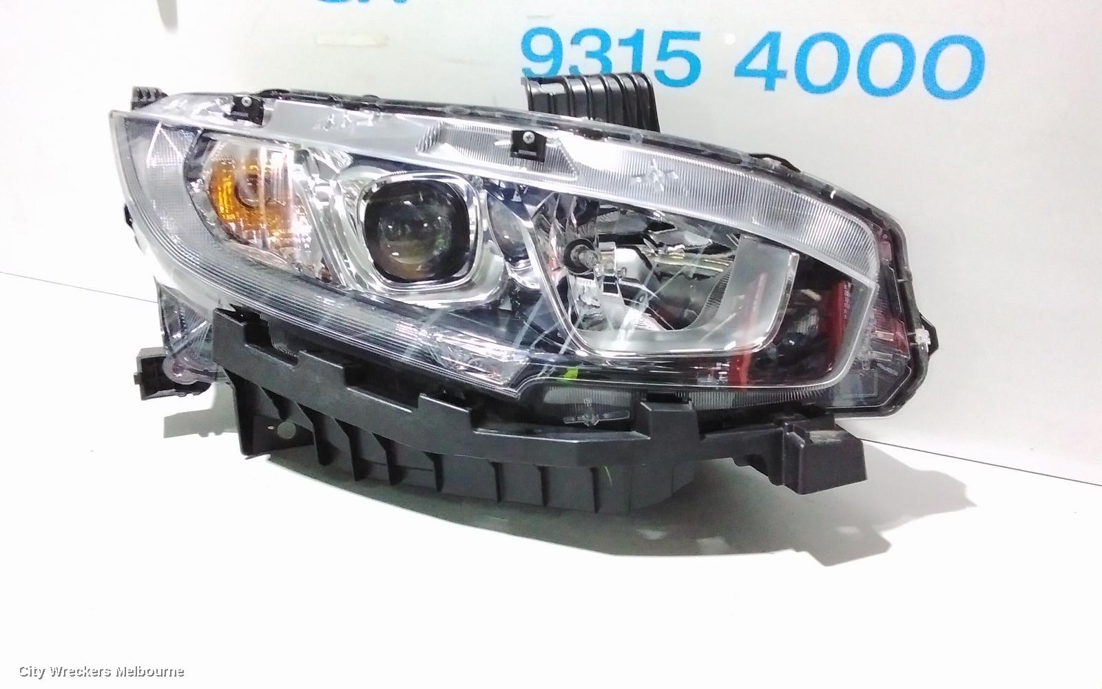 HONDA CIVIC RIGHT HEADLAMP, 10TH GEN, HATCH/SEDAN, HALOGEN TYPE, 05/2016 ONWARDS - Image 2