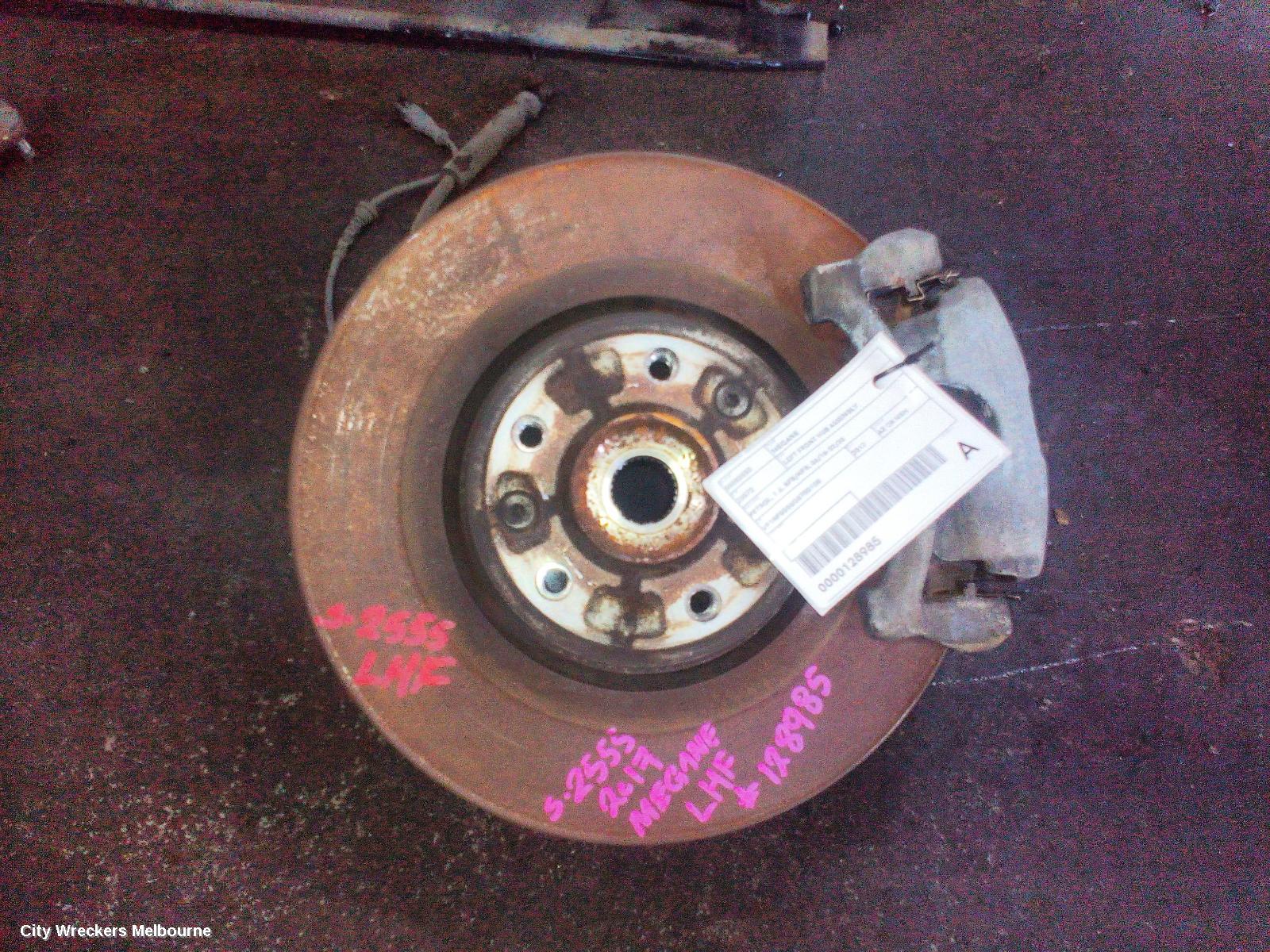RENAULT MEGANE LEFT FRONT HUB ASSEMBLY, PETROL, 1.6, BFB/KFB, 06/2016 - 02/2020 - Image 2