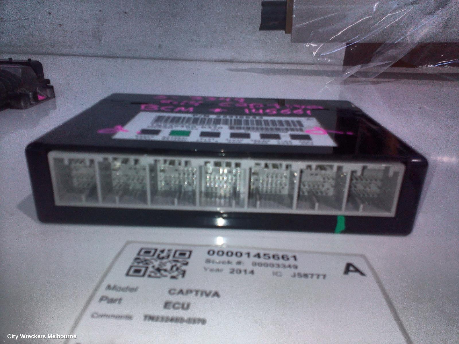 HOLDEN CAPTIVA ECU, BCM, CG, 01/2011 - 06/2018 - Image 3