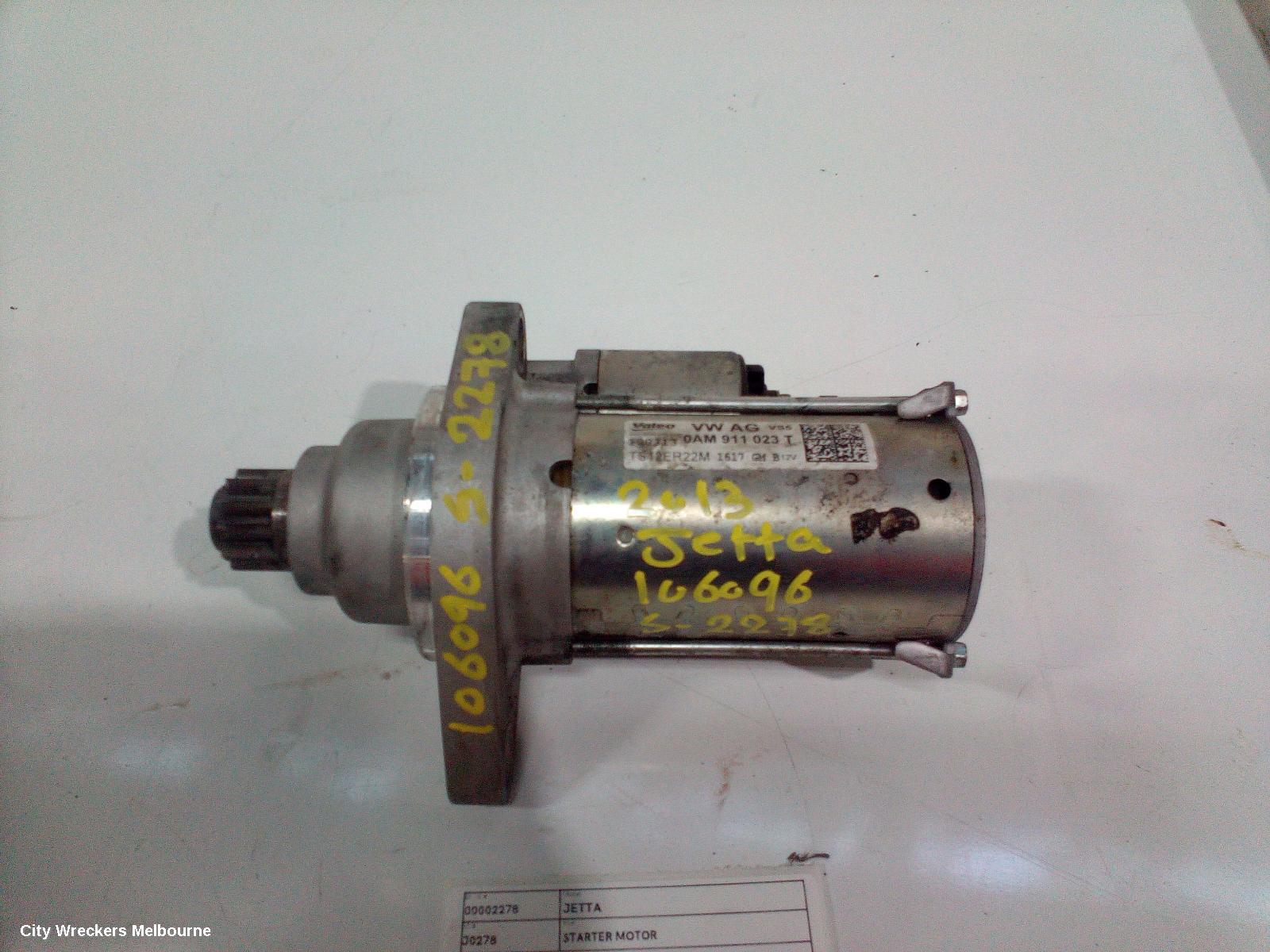 VOLKSWAGEN JETTA STARTER, PETROL, 1.4, CAVD/CTHD CODE, AUTO T/M, VALEO, 1B, 02/2011 - 12/2017 - Image 2