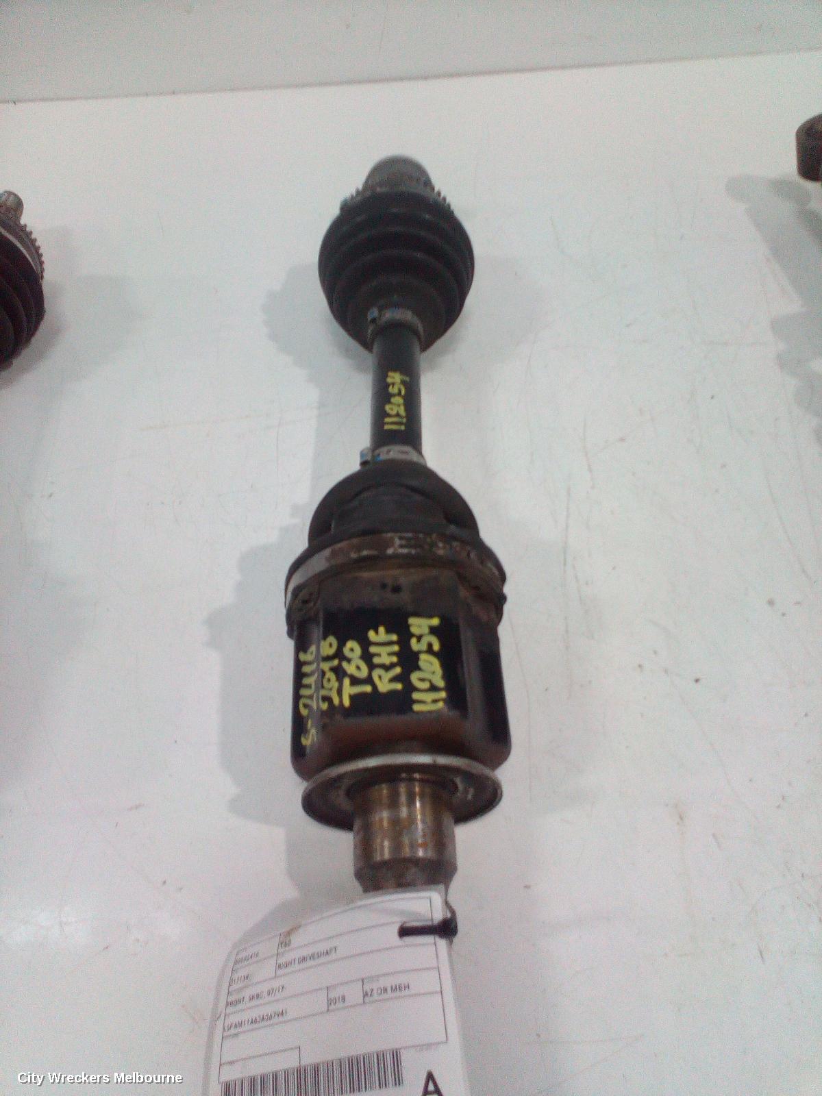 LDV T60 RIGHT DRIVESHAFT, FRONT, AUTO, DIESEL, 2.8, TURBO, SK8C, 07/2017 - 07/2021 - Image 3
