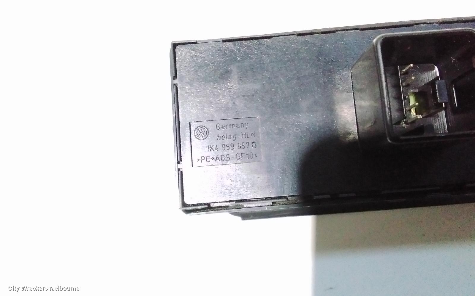 VOLKSWAGEN POLO PWR DR WIND SWITCH, RH FRONT (MASTER SWITCH), 8 PIN TYPE, BLACK BACKING, 6R, 05/2010 - 05/2014 - Image 3