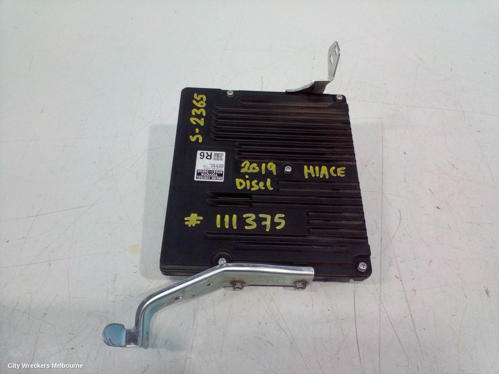 TOYOTA HIACE ECU, ENGINE ECU, 2.8, DIESEL, ECU ONLY, 300 SERIES, 04/2019 ONWARDS - Image 1