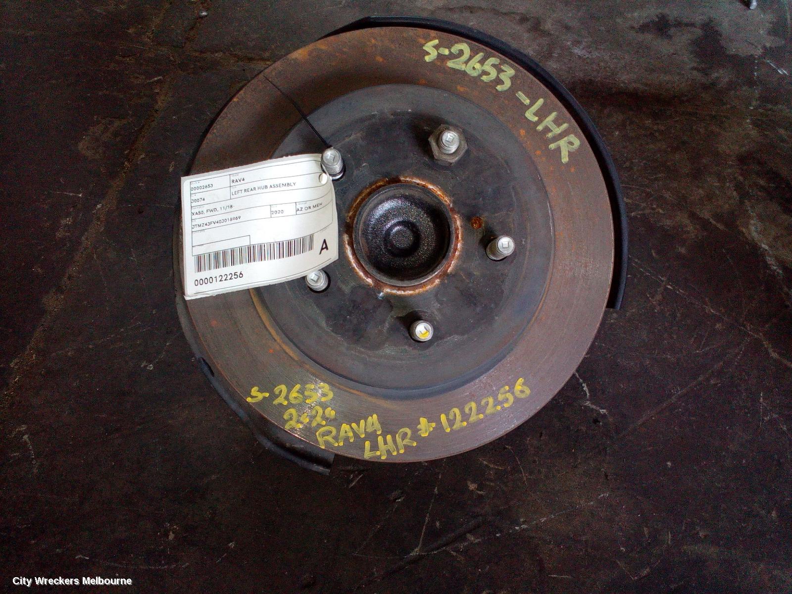 TOYOTA RAV4 LEFT REAR HUB ASSEMBLY, XA50, FWD, 11/2018 ONWARDS - Image 2