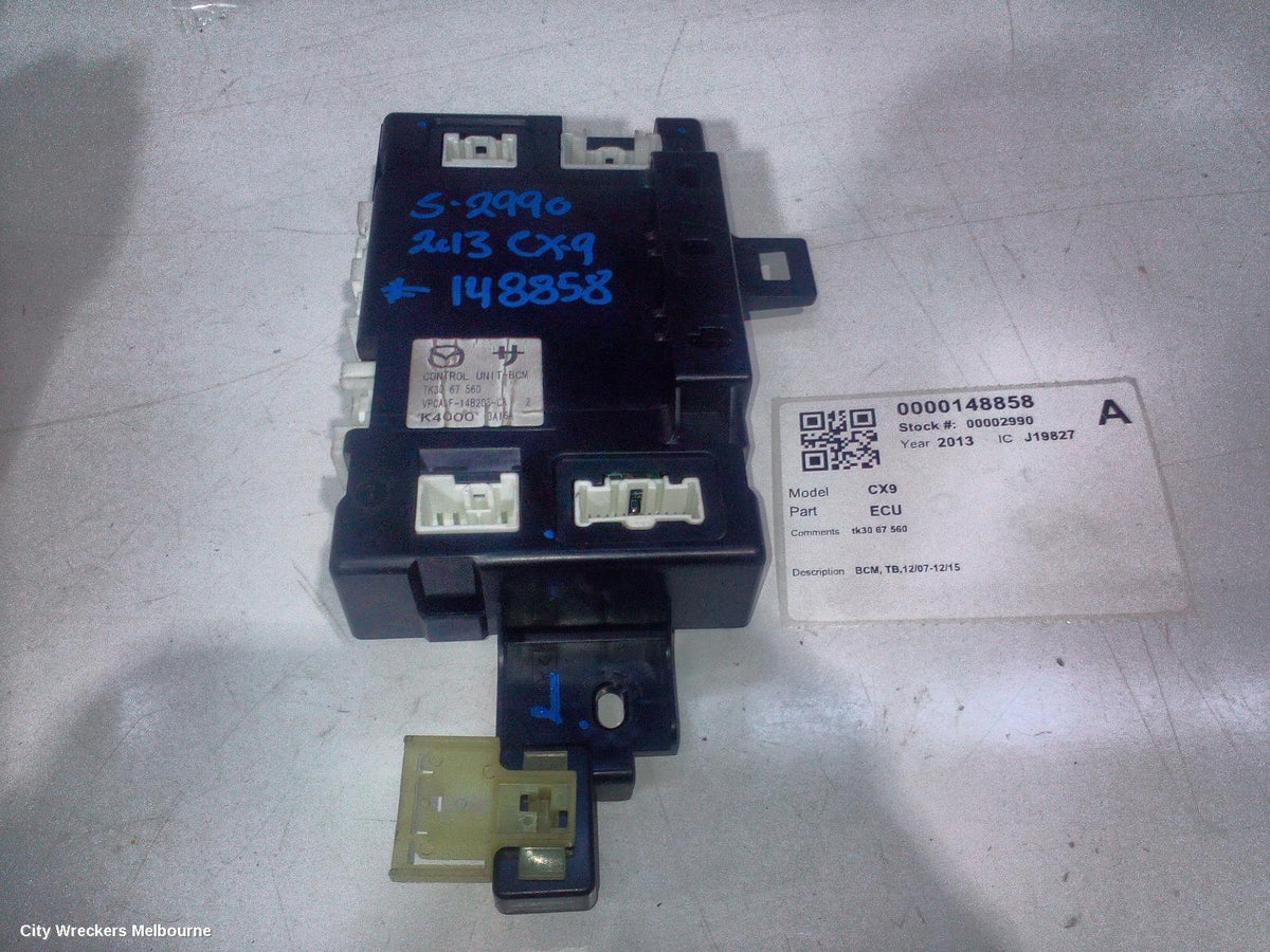 MAZDA CX9 ECU, BCM, TB,12/2007 - 12/2015 - Image 1