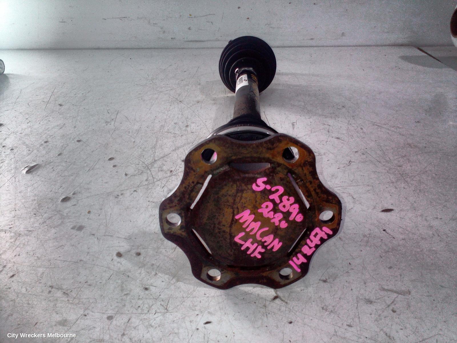 PORSCHE MACAN LEFT DRIVESHAFT, FRONT, PETROL, 95B, 06/2014 ONWARDS - Image 1