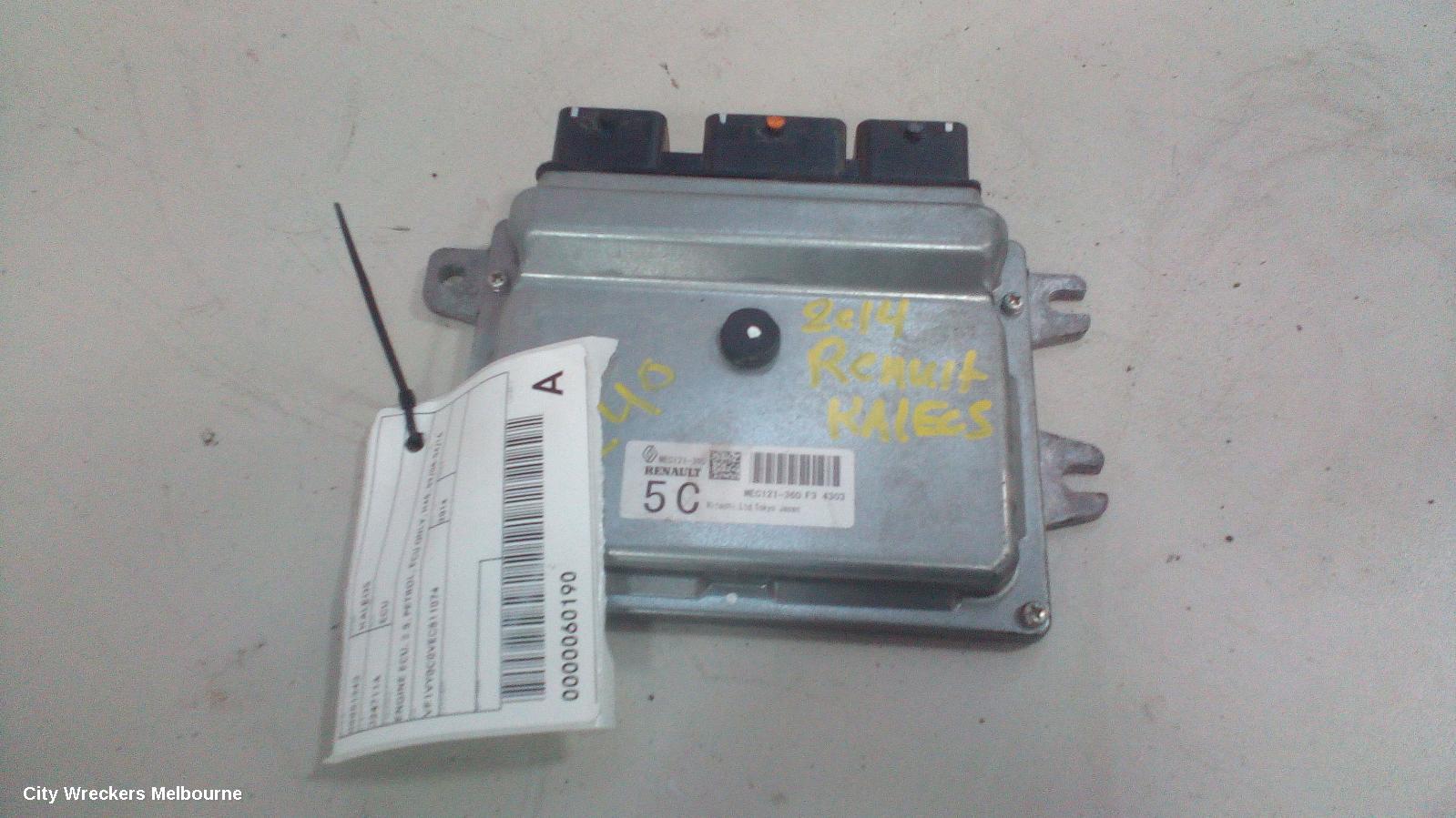 RENAULT KALEOS ECU, ENGINE ECU, 2.5, PETROL, ECU ONLY, H45, 09/2008 - 04/2016 - Image 2