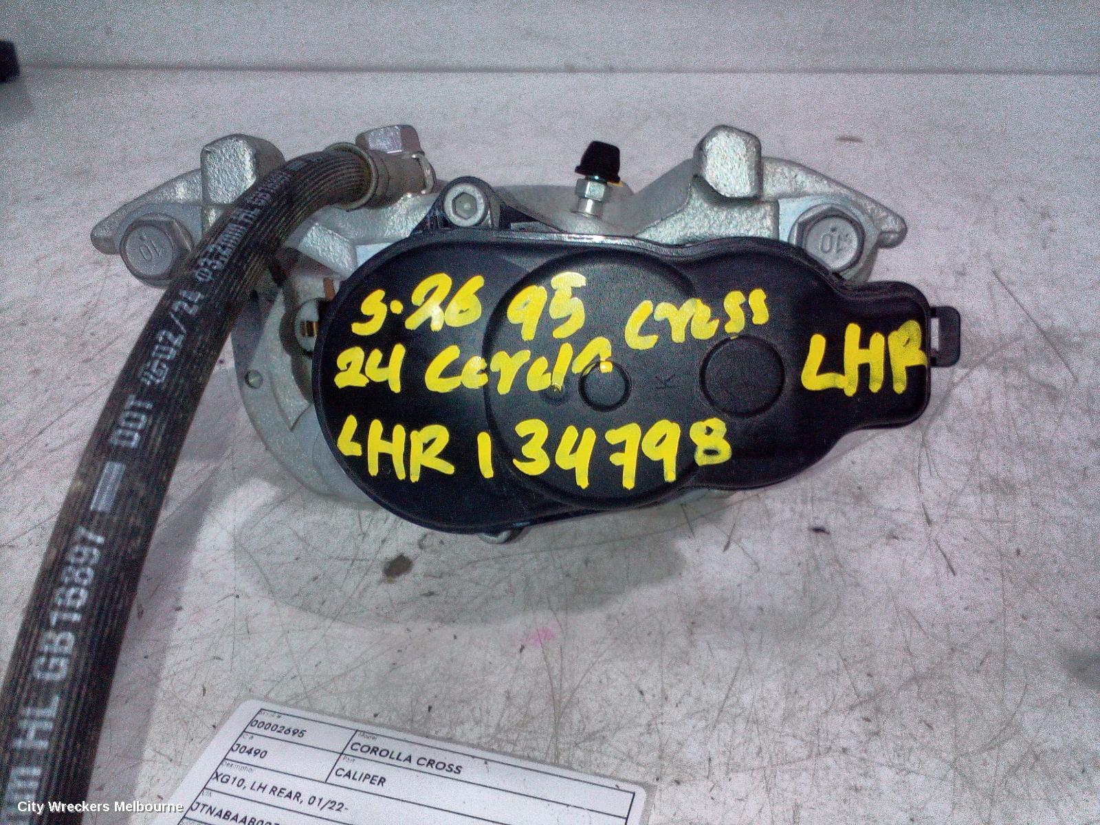 TOYOTA COROLLA CROSS CALIPER, XG10, LH REAR, 01/2022 ONWARDS - Image 3