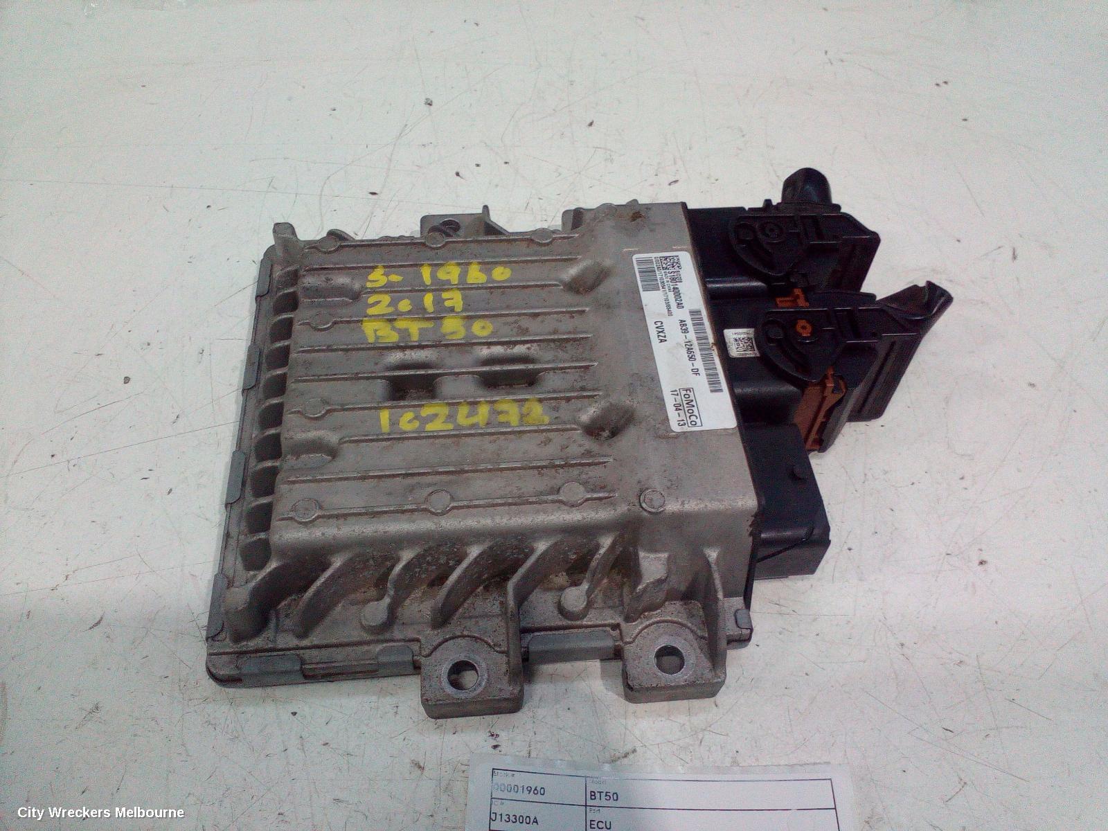 MAZDA BT50 ECU, ENGINE ECU, 2.2, DIESEL, TURBO, P/N AB3912A650DF, ECU ONLY, UP-UR, 10/2011 - 06/2020 - Image 1