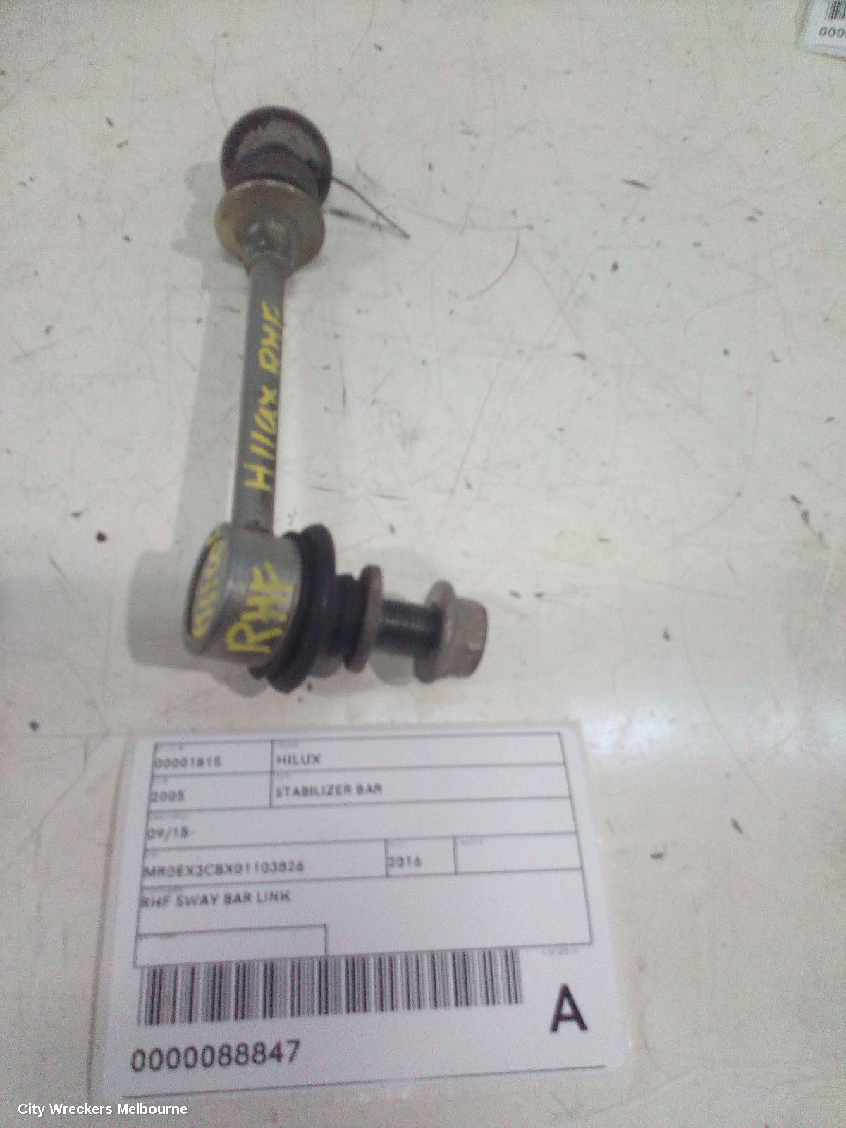 TOYOTA HILUX STABILISER BAR, 2WD, FRONT SWAY BAR, 09/2015 ONWARDS - Image 1