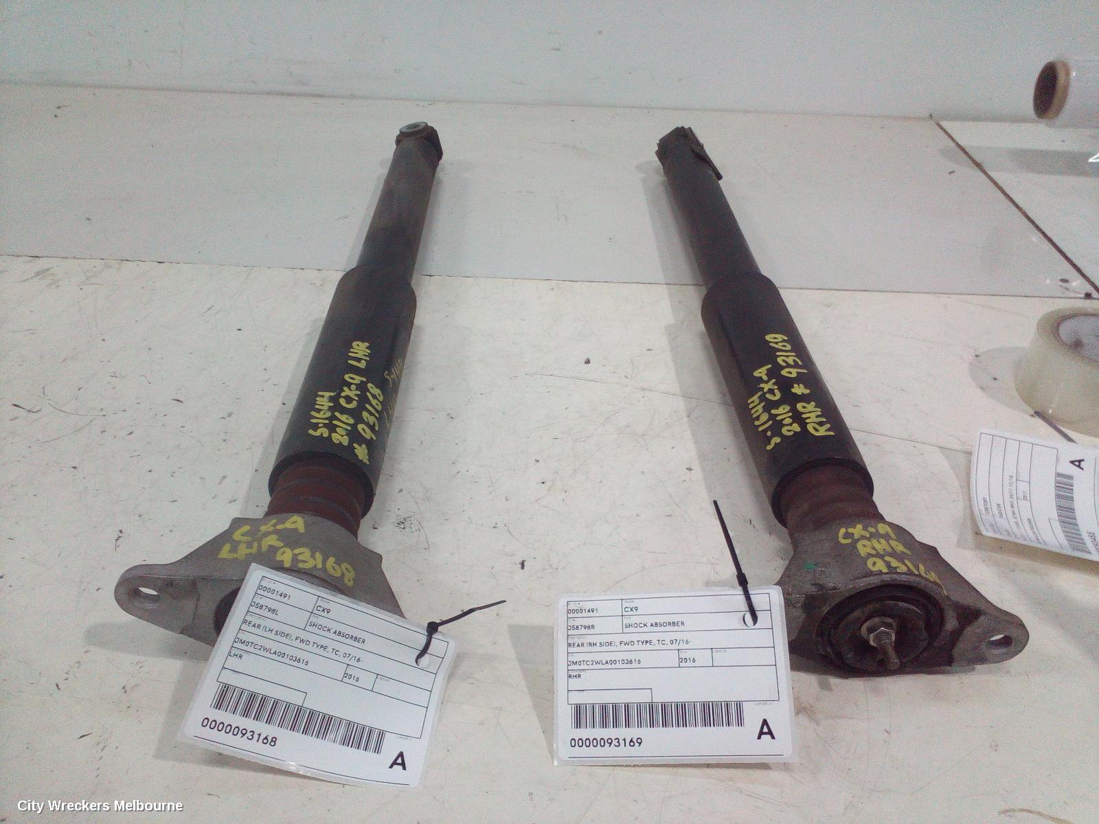 MAZDA CX9 SHOCK ABSORBER, REAR (LH SIDE), FWD TYPE, TC, 07/2016 ONWARDS - Image 3