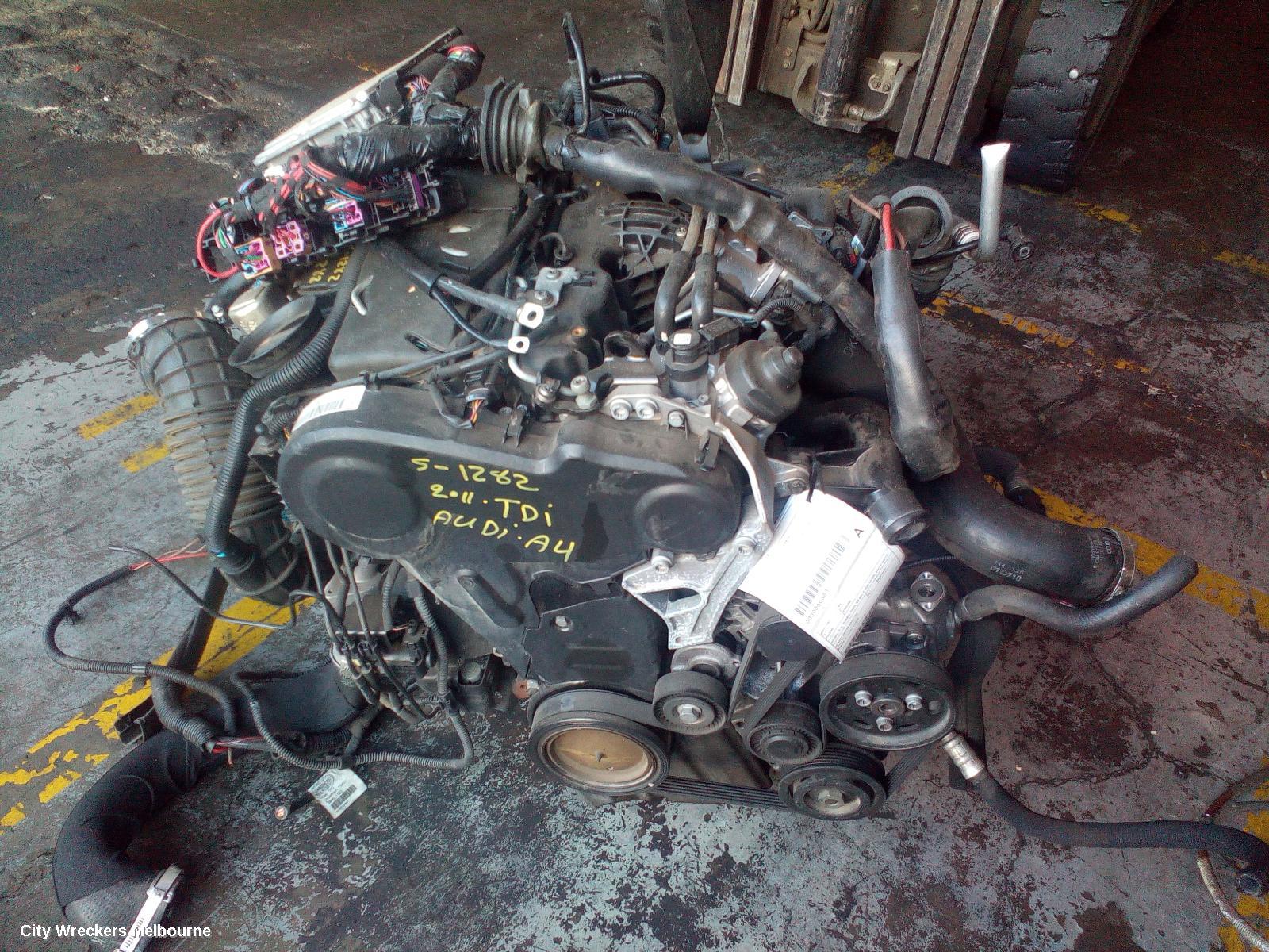 AUDI A4 ENGINE, DIESEL, 2.0, TURBO, FWD, B8 8K, CAGB CODE, 03/2010 - 06/2012 - Image 1