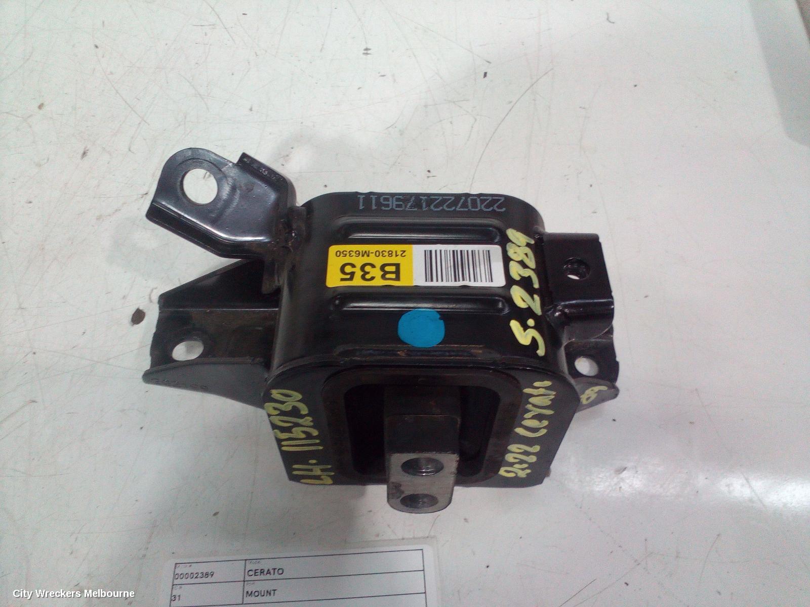 KIA CERATO MOUNT, BD, 04/2018 - 09/2024 - Image 2