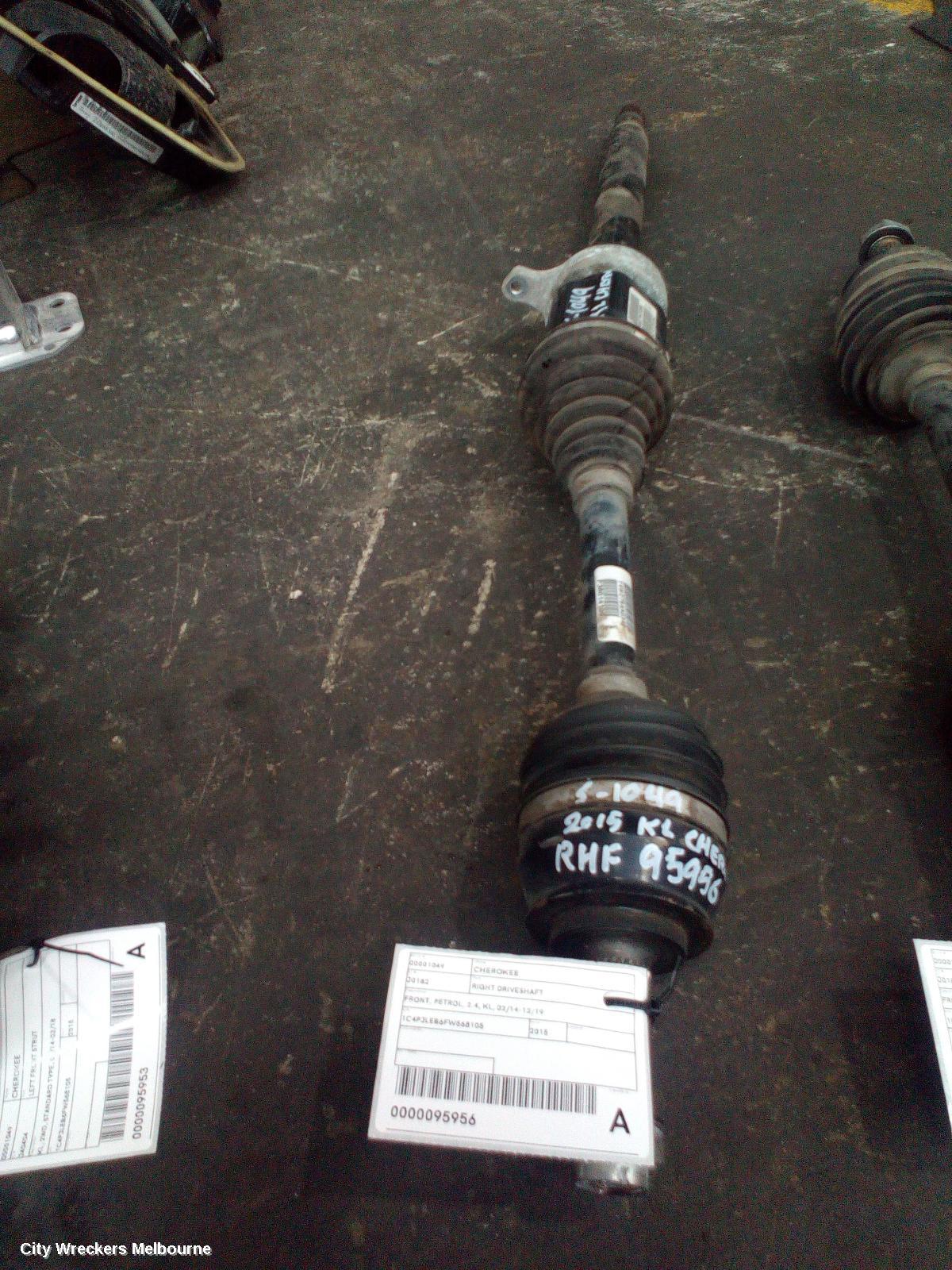 JEEP CHEROKEE RIGHT DRIVESHAFT, FRONT, PETROL, 2.4, KL, 02/2014 - 12/2019 - Image 1
