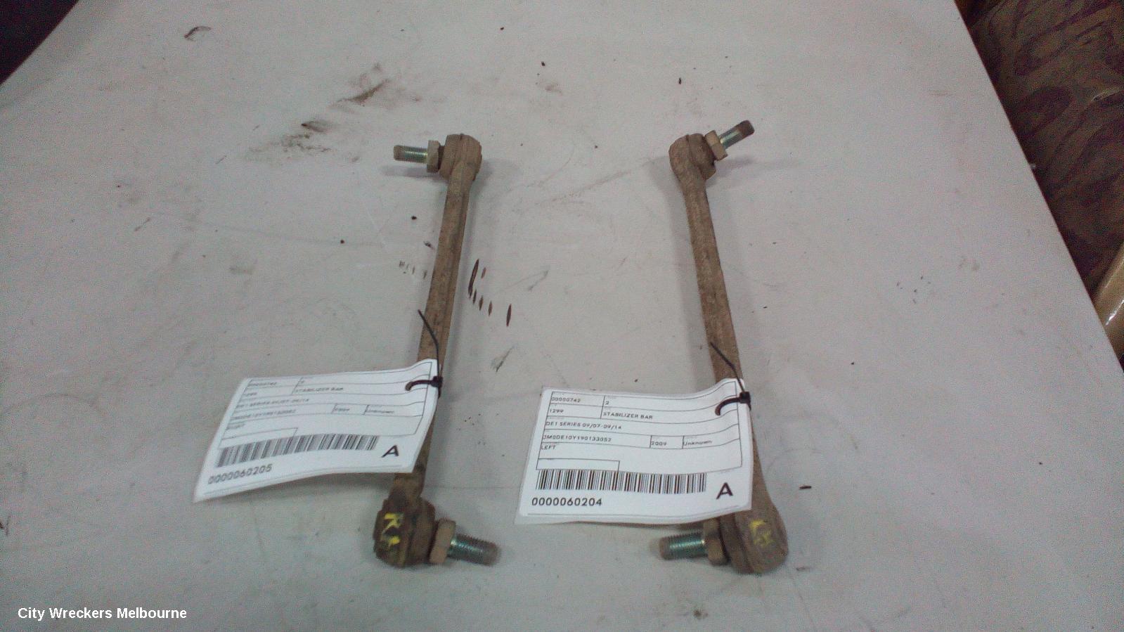 MAZDA 2 STABILISER BAR, DE1 SERIES 09/2007 - 09/2014 - Image 1