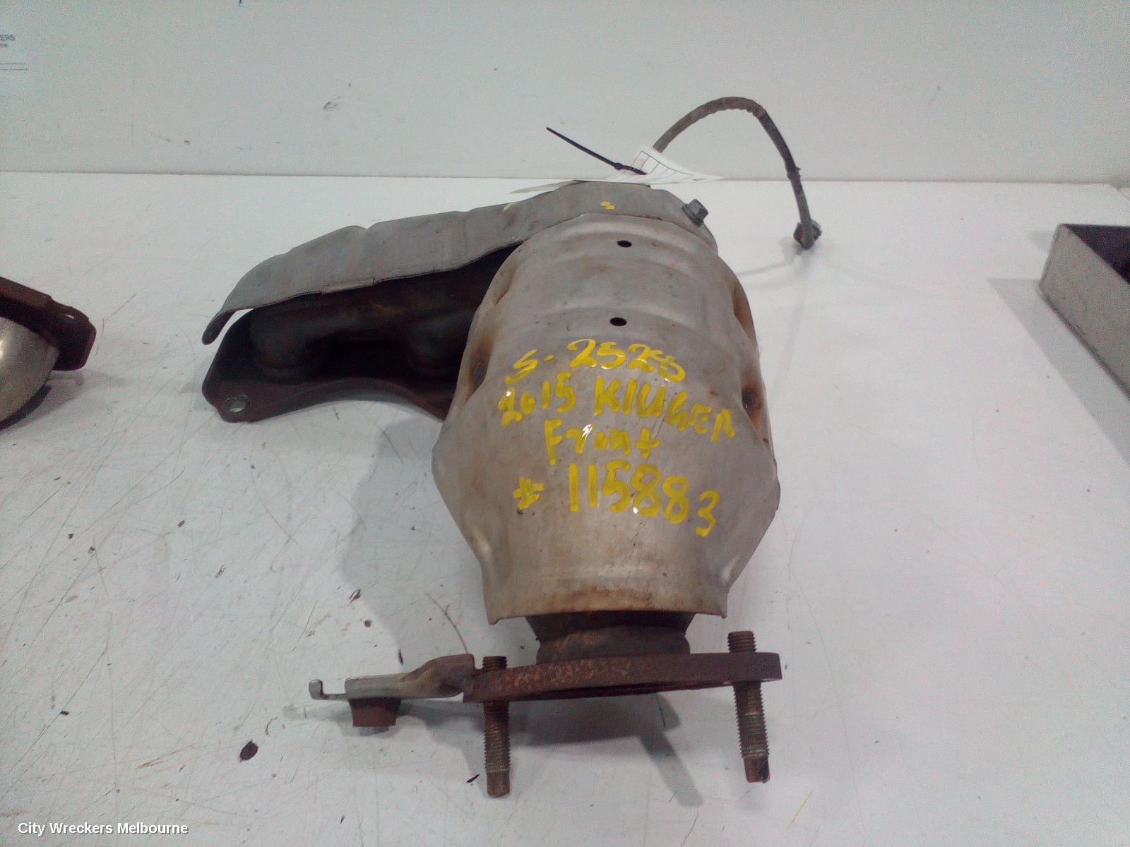 TOYOTA KLUGER CATALYTIC CONVERTER, MANIFOLD-CAT TYPE, 3.5, PETROL, FRONT, GSU50/GSU55, 12/2013 - 10/2016 - Image 1