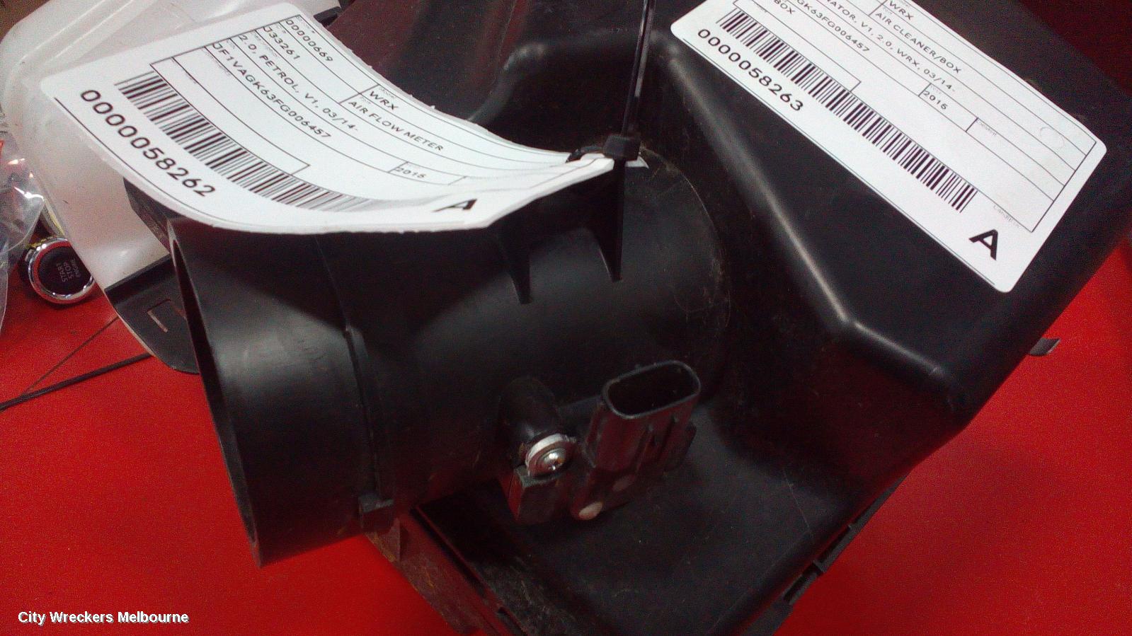 SUBARU WRX AIR FLOW METER, 2.0, PETROL, V1, 03/2014 ONWARDS - Image 1