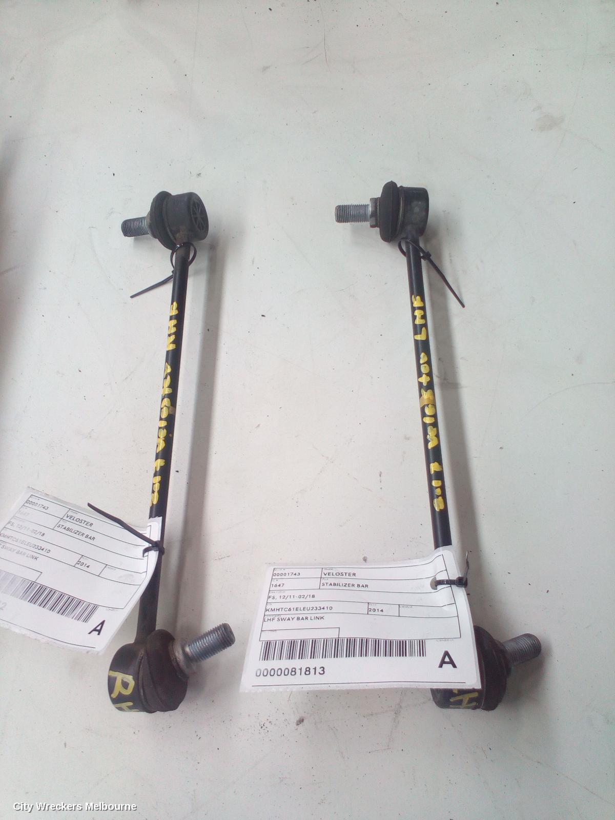 HYUNDAI VELOSTER STABILISER BAR, FS, 10/2011 - 08/2019 - Image 2