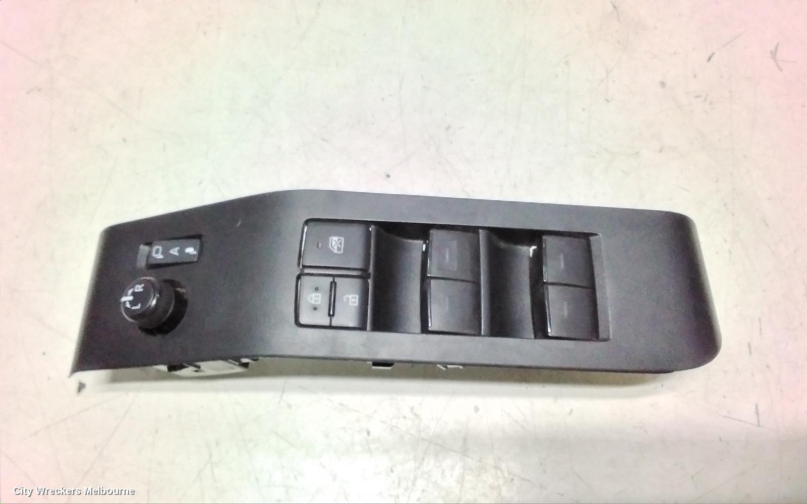 TOYOTA KLUGER PWR DR WIND SWITCH, XU70 SERIES, RH FRONT (MASTER SWITCH), BLACK EDGE TYPE, 03/2021 ONWARDS - Image 2