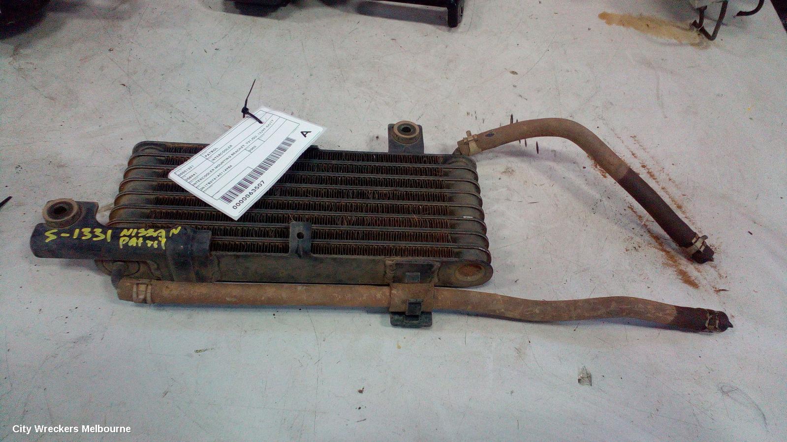 NISSAN PATROL INTERCOOLER, INTERCOOLER MOUNTING BRACKET, Y61/GU, 12/1997 - 04/2017 - Image 1