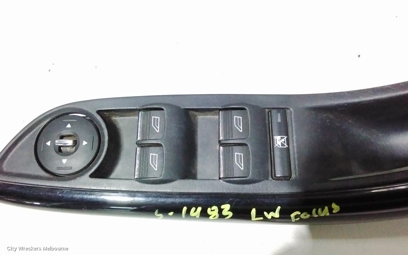 FORD FOCUS PWR DR WIND SWITCH, RH FRONT (MASTER SWITCH), LW, MANUAL FOLD, NON CHROME INSERT TYPE, 05/2011 - 08/2015 - Image 3