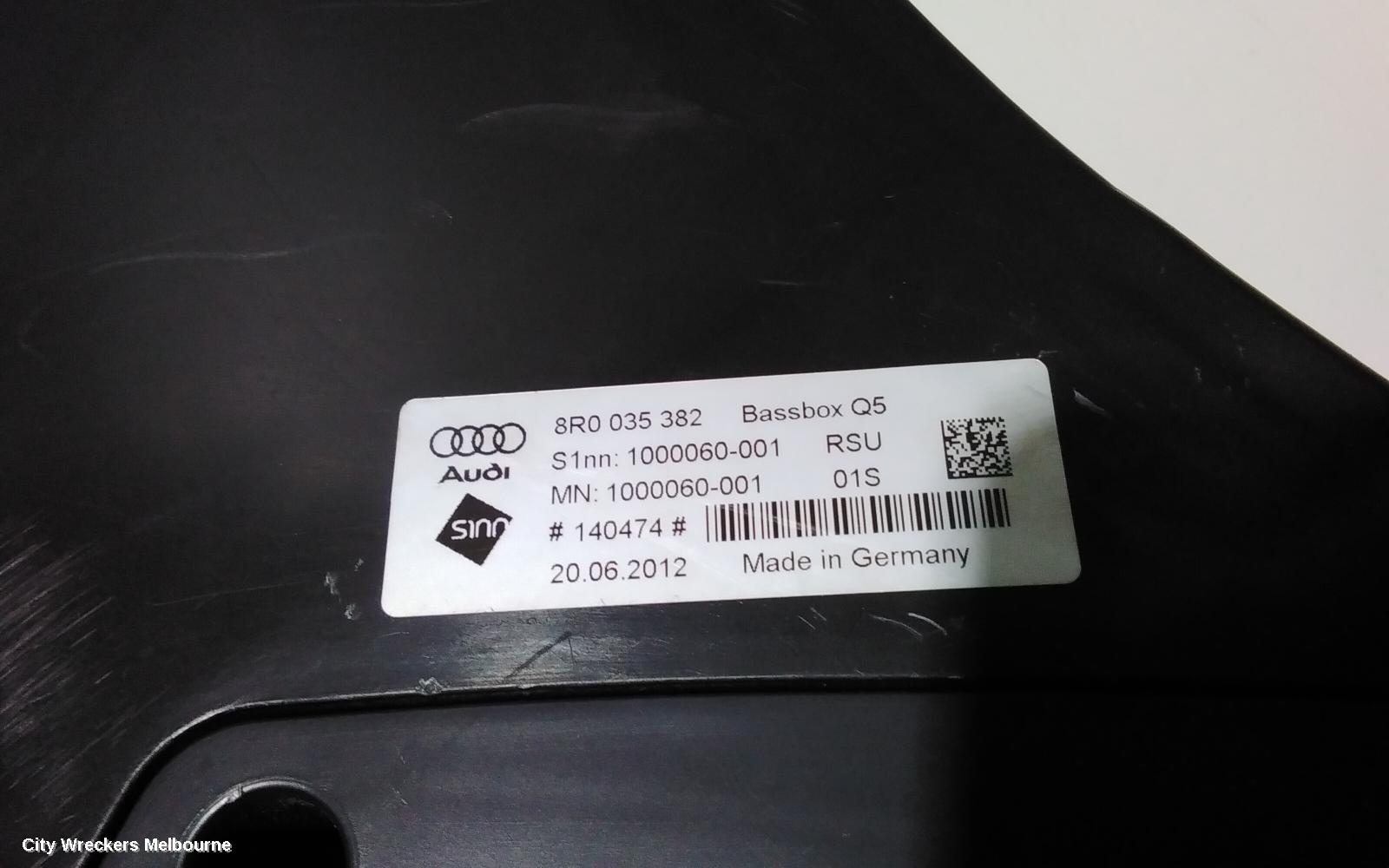 AUDI Q5 RADIO/CD/DVD/SAT/TV, MUSIC INTERFACE MODULE, 8R, 12/2008 - 01/2017 - Image 2