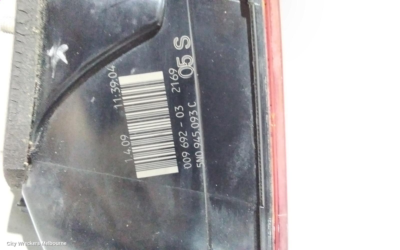 VOLKSWAGEN TIGUAN REAR GARNISH, TAILGATE LAMP (LH SIDE), 5N, 05/2008 - 06/2011 - Image 3
