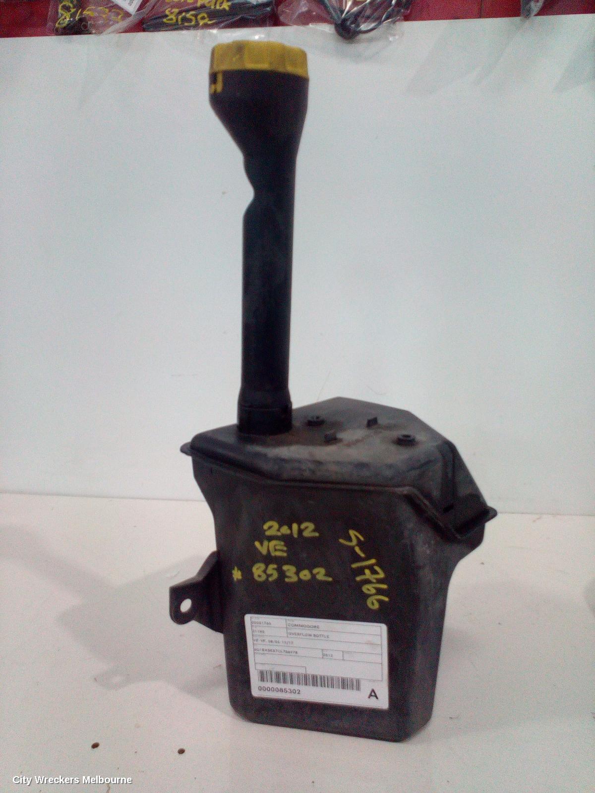 HOLDEN COMMODORE OVERFLOW BOTTLE, VE-VF, 08/2006 - 12/2017 - Image 1