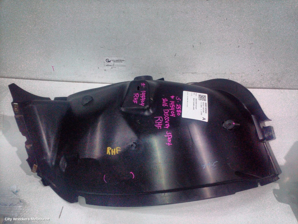 LAND ROVER DISCOVERY SPORT LEFT GUARD LINER, L550, FRONT ASSY, 01/2015 - 06/2019 - Image 3