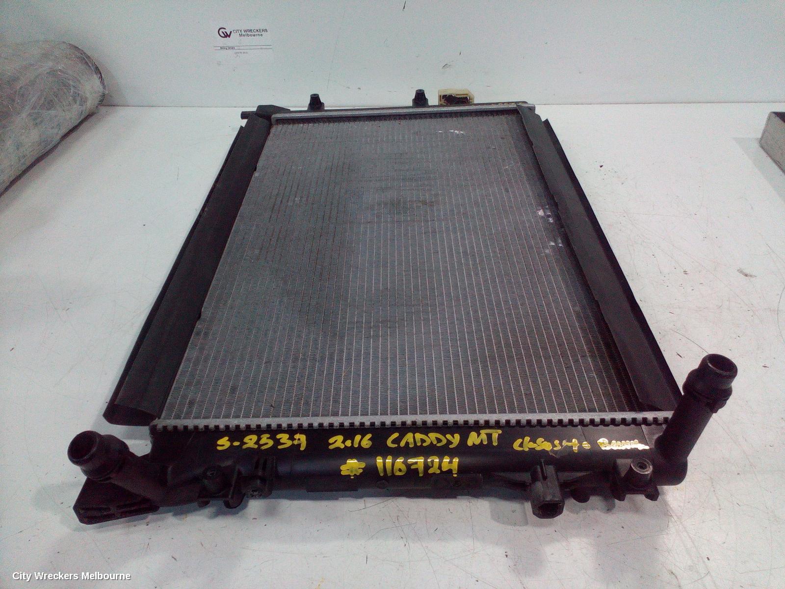 VOLKSWAGEN CADDY RADIATOR, MANUAL, 1.2/1.4, PETROL, 2KN, 07/2015 - 02/2021 - Image 1