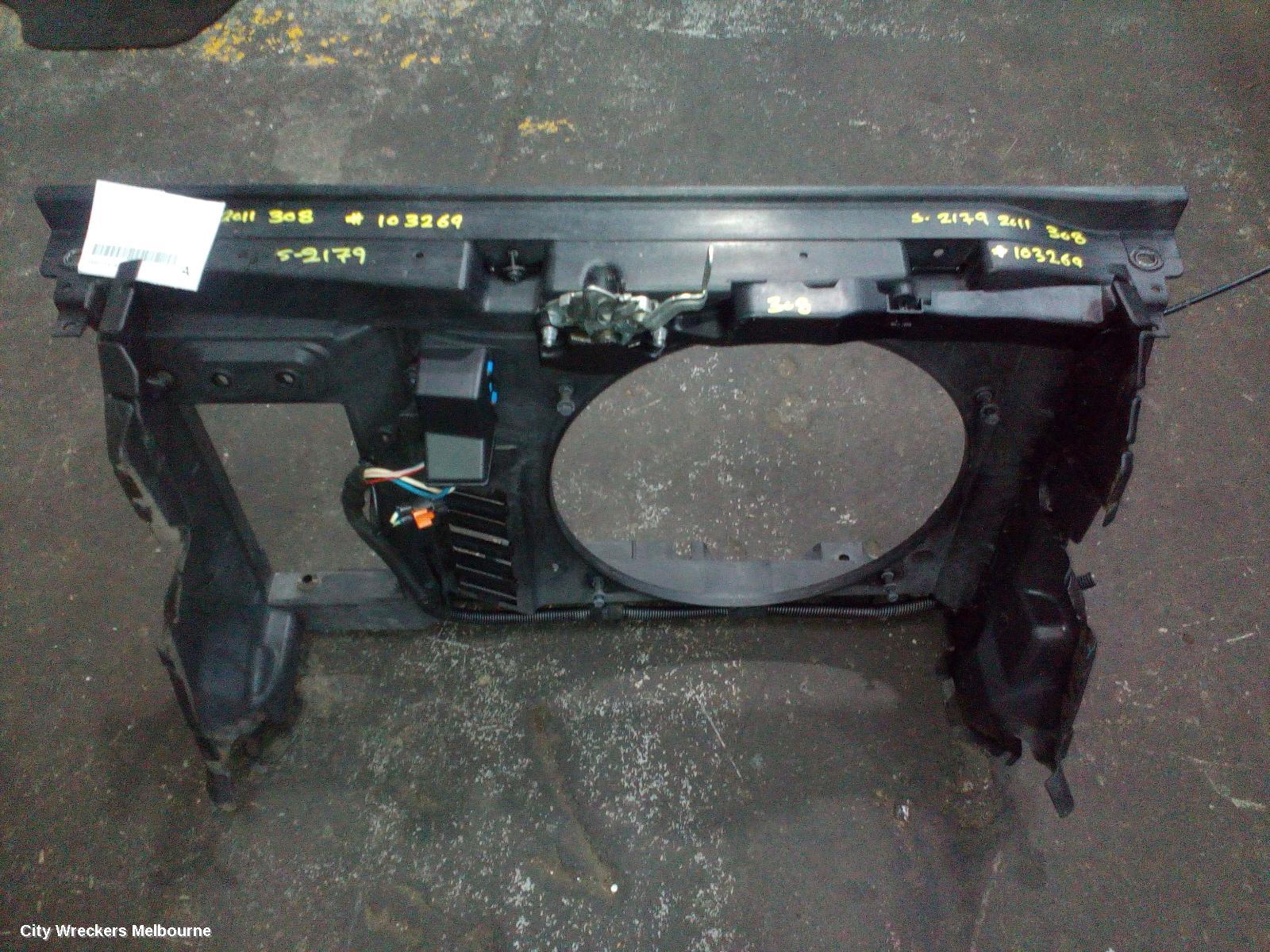 PEUGEOT 308 RADIATOR SUPPORT, T7, VIN VF34*5FV, 09/2007 - 09/2014 - Image 2