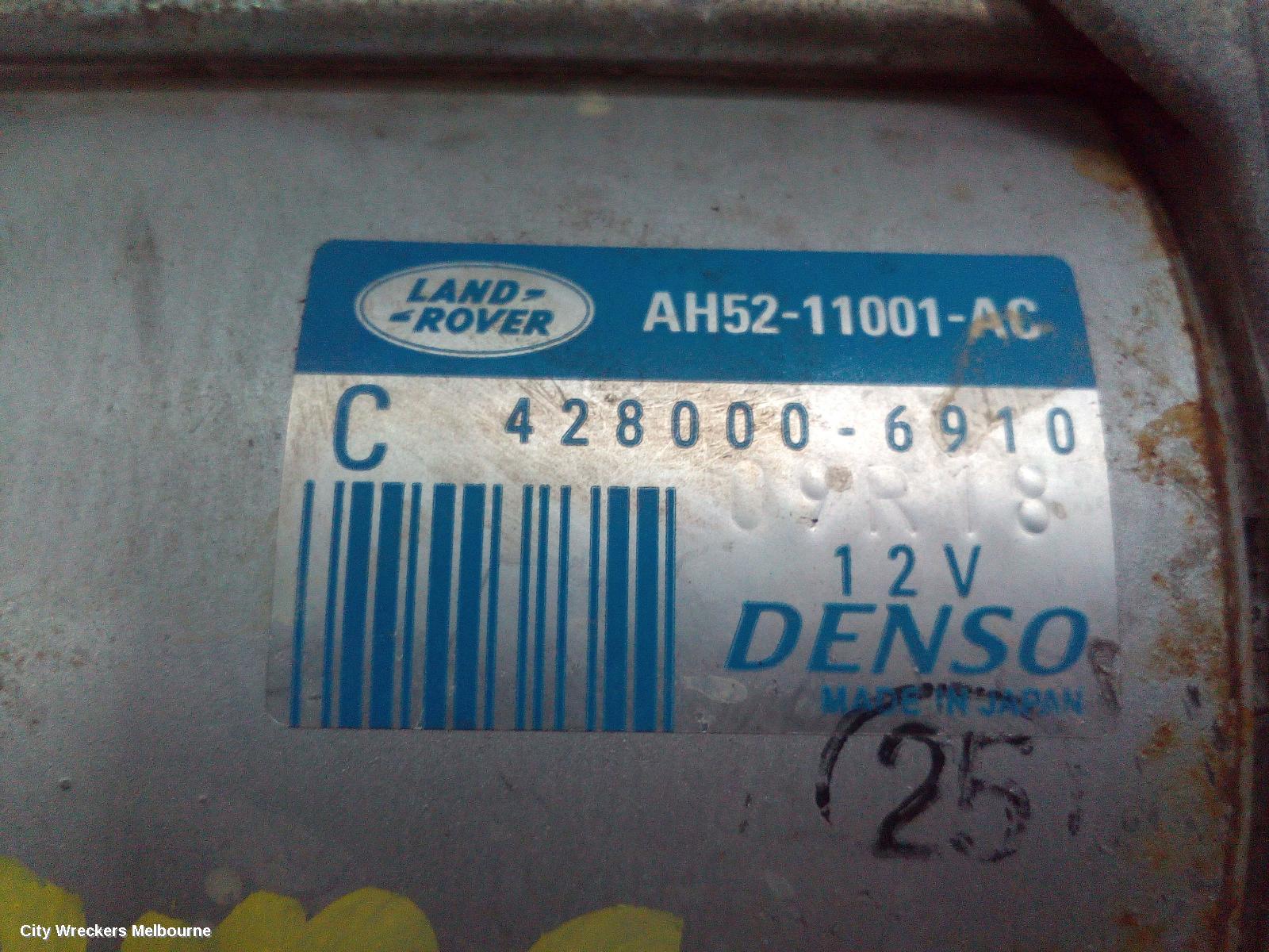 LAND ROVER RANGEROVER EVOQUE STARTER, DIESEL, 2.2, TURBO, MANUAL T/M, 6 SPEED, L538, 11/2011 - 08/2015 - Image 2