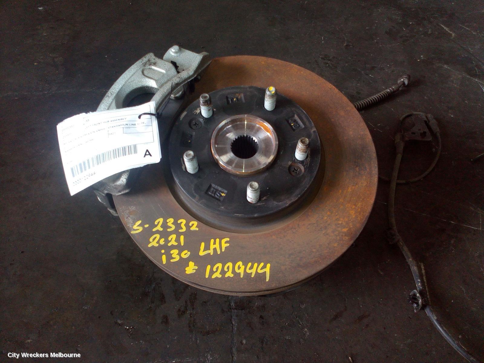 HYUNDAI I30 LEFT FRONT HUB ASSEMBLY, PD, HATCH (S.KOREA VIN KMHH), STANDARD/N LINE TYPE, 03/2021 - 10/2023 - Image 2