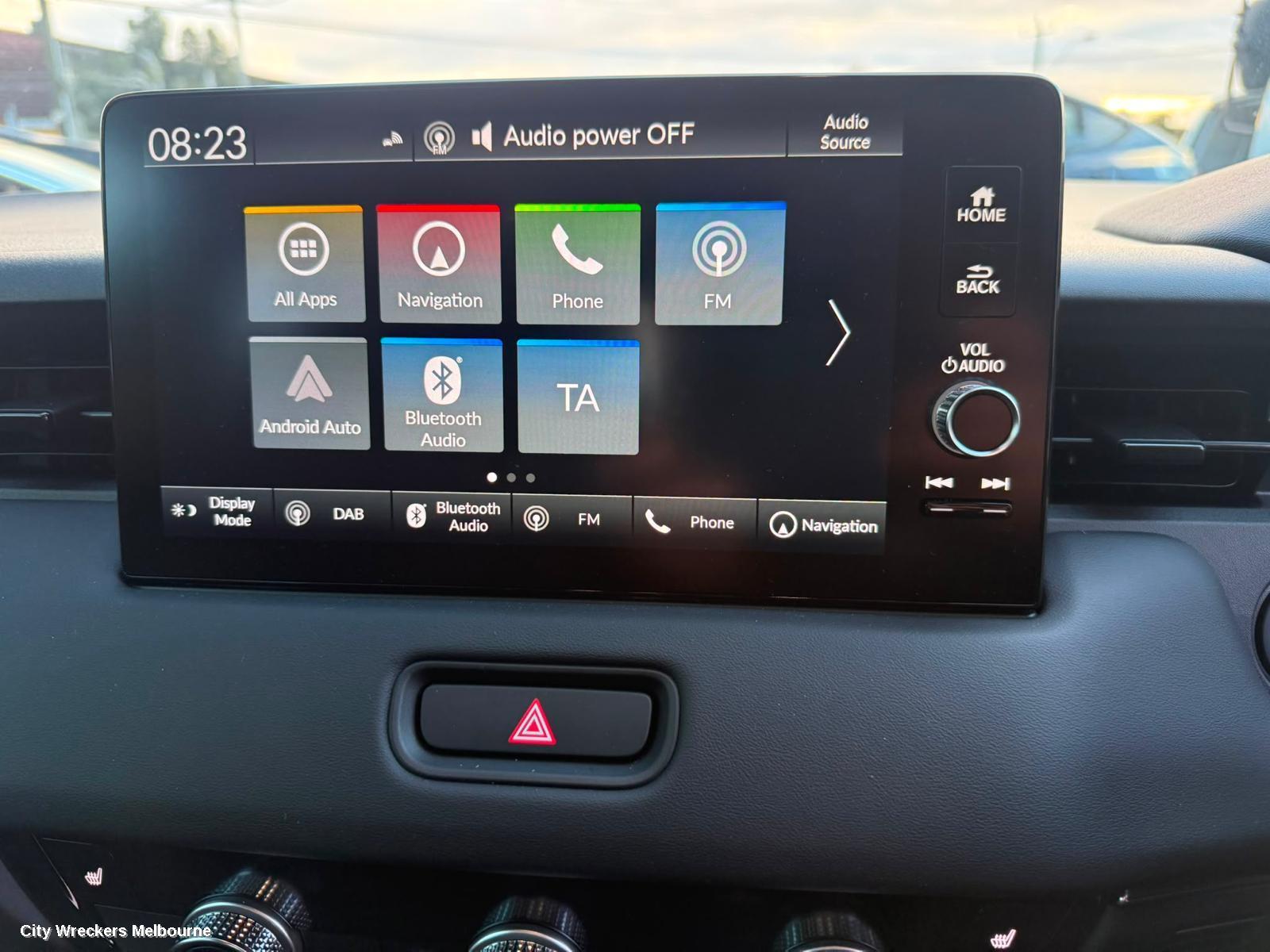 HONDA HRV RADIO/CD/DVD/SAT/TV, DISPLAY UNIT, 9IN TOUCHSCREEN, RV, 12/2021 ONWARDS - Image 2